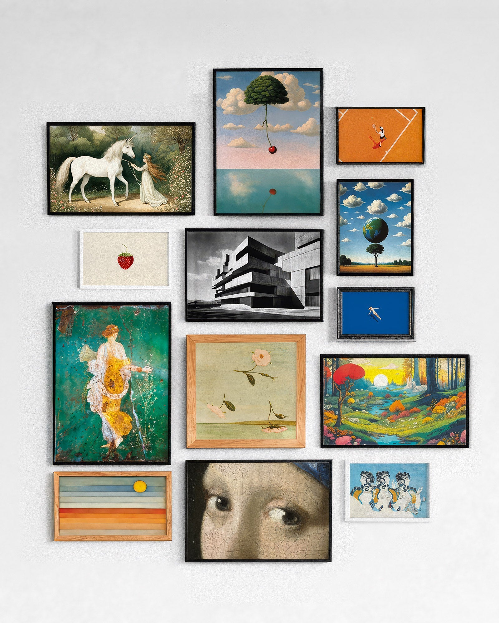 Gallery wall by Posterscape