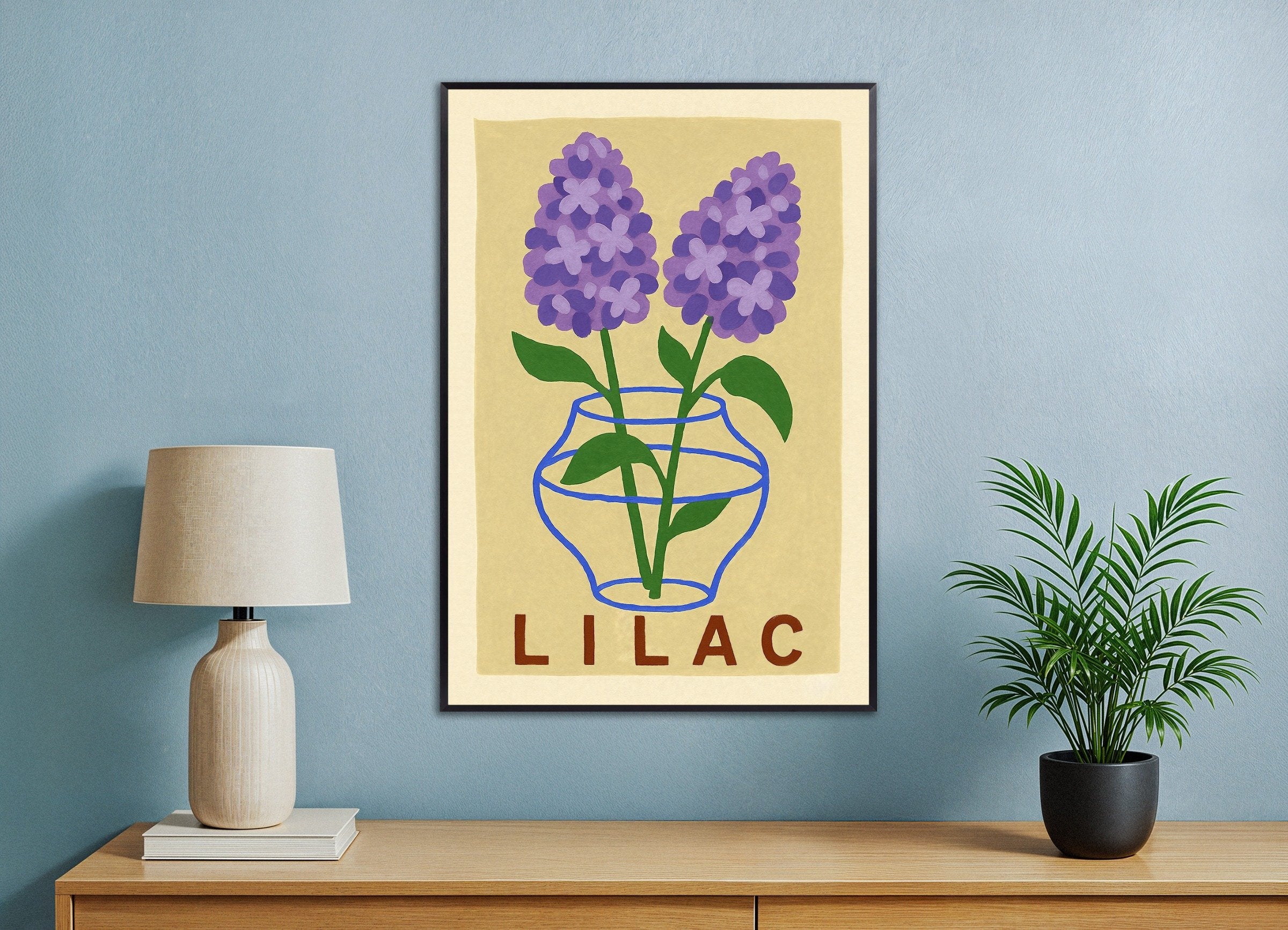 Flieder Plakat