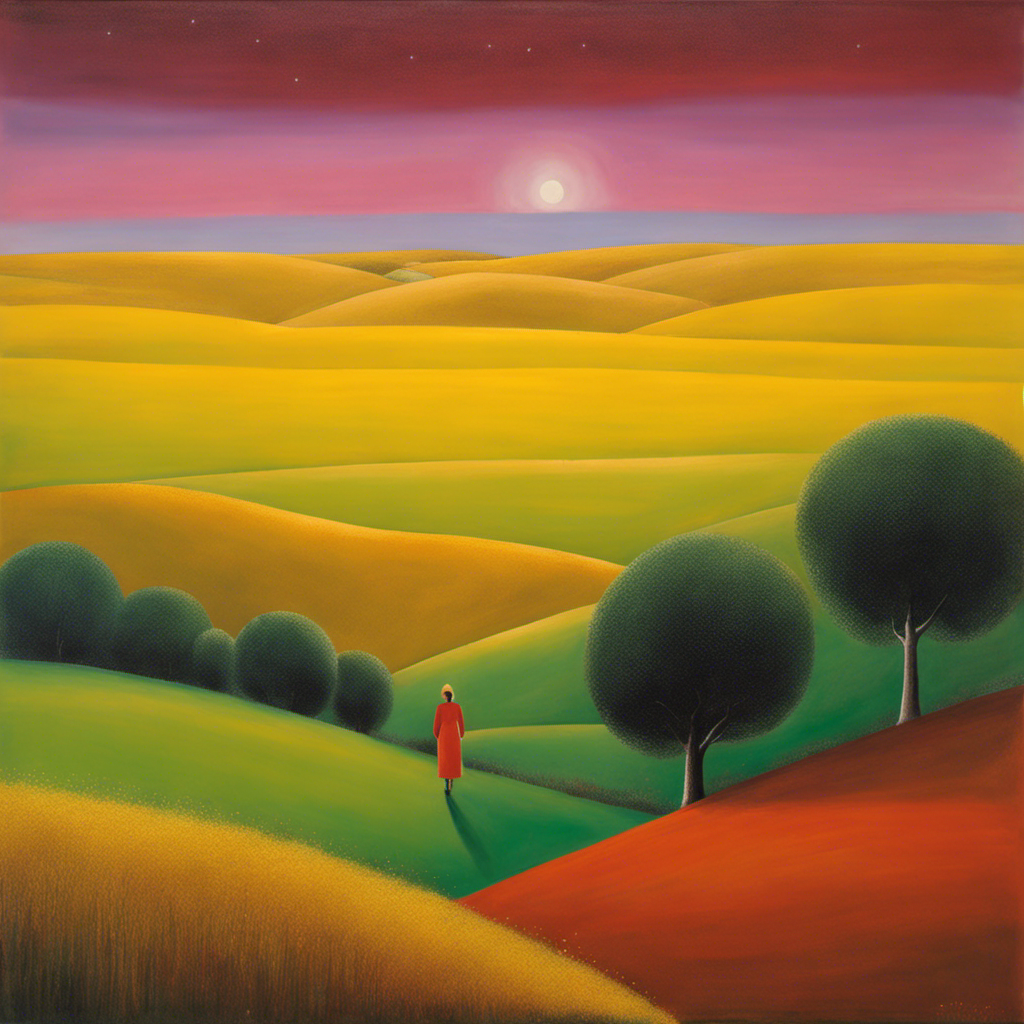 Abstrakter Expressionismus, Spaziergang an Land - Poster