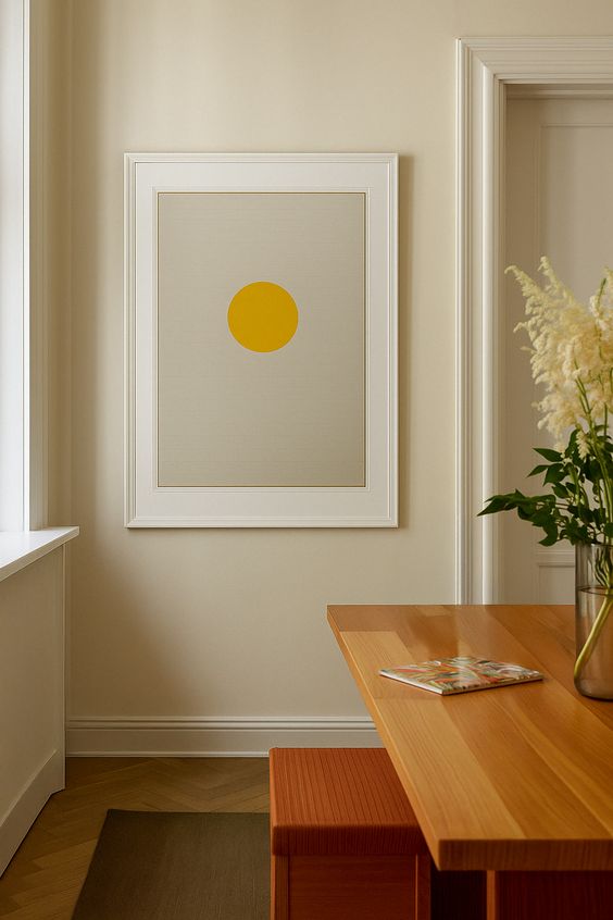 Expressionismus, Abstrakte Sonne - Poster