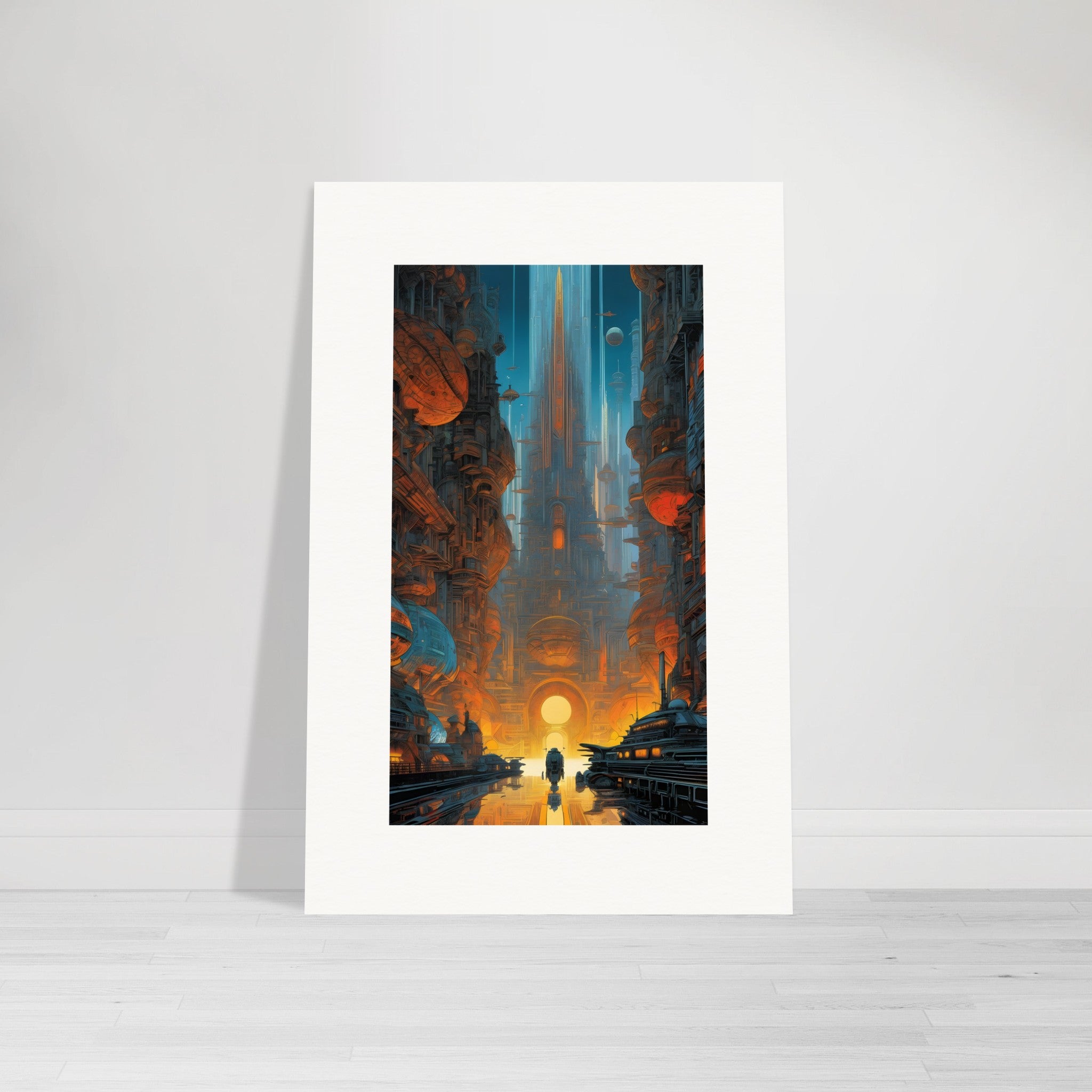 Métal hurlant (Comic), futuristische Stadt - poster
