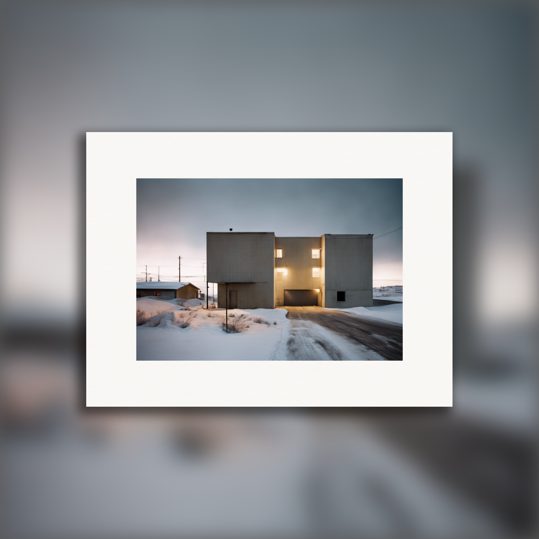 Abstrakte urbane Fotografien, die das Spiel von Licht und Schatten betonen – poster