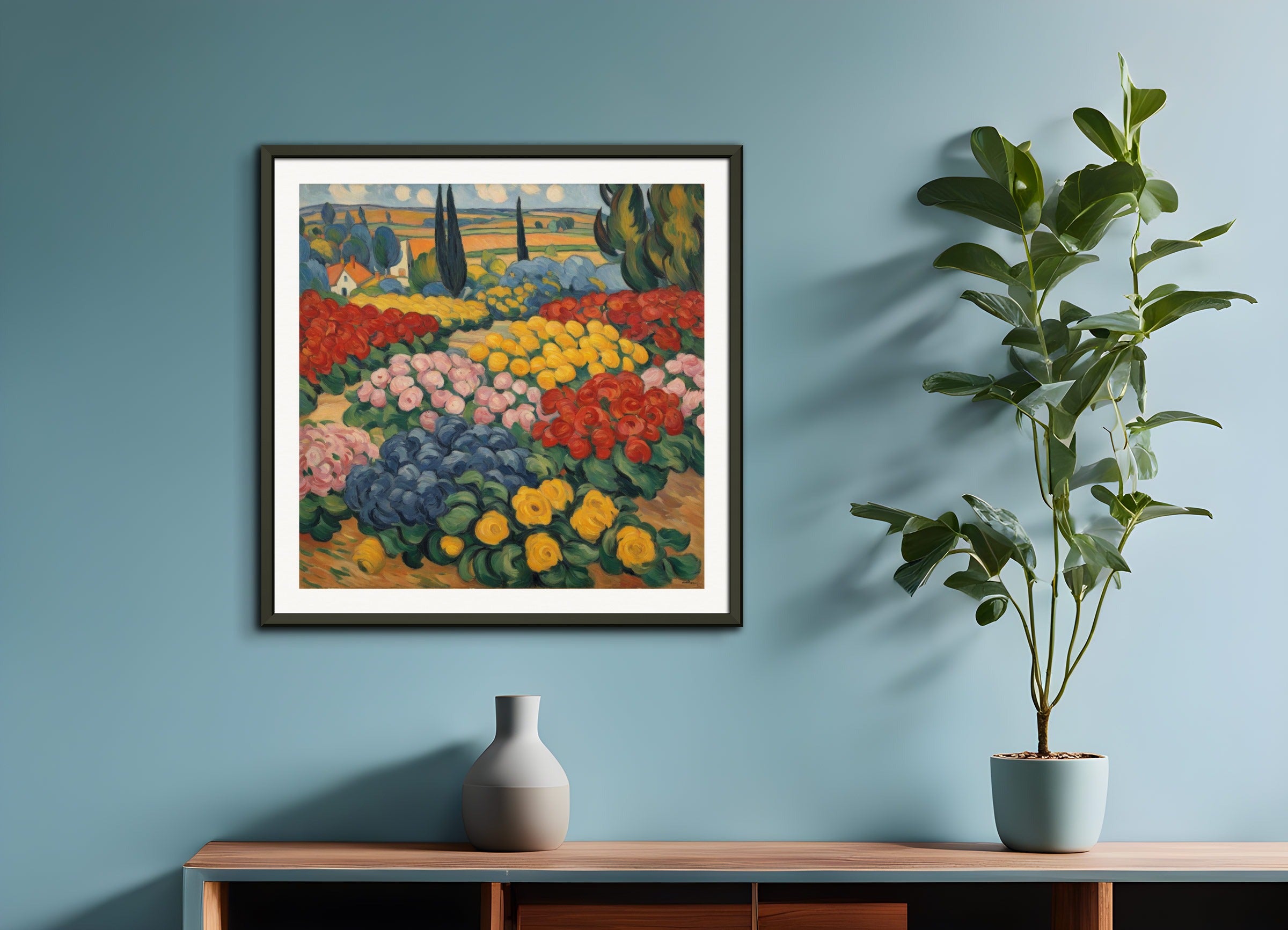 Poster with metal frame: Louis Valtat,