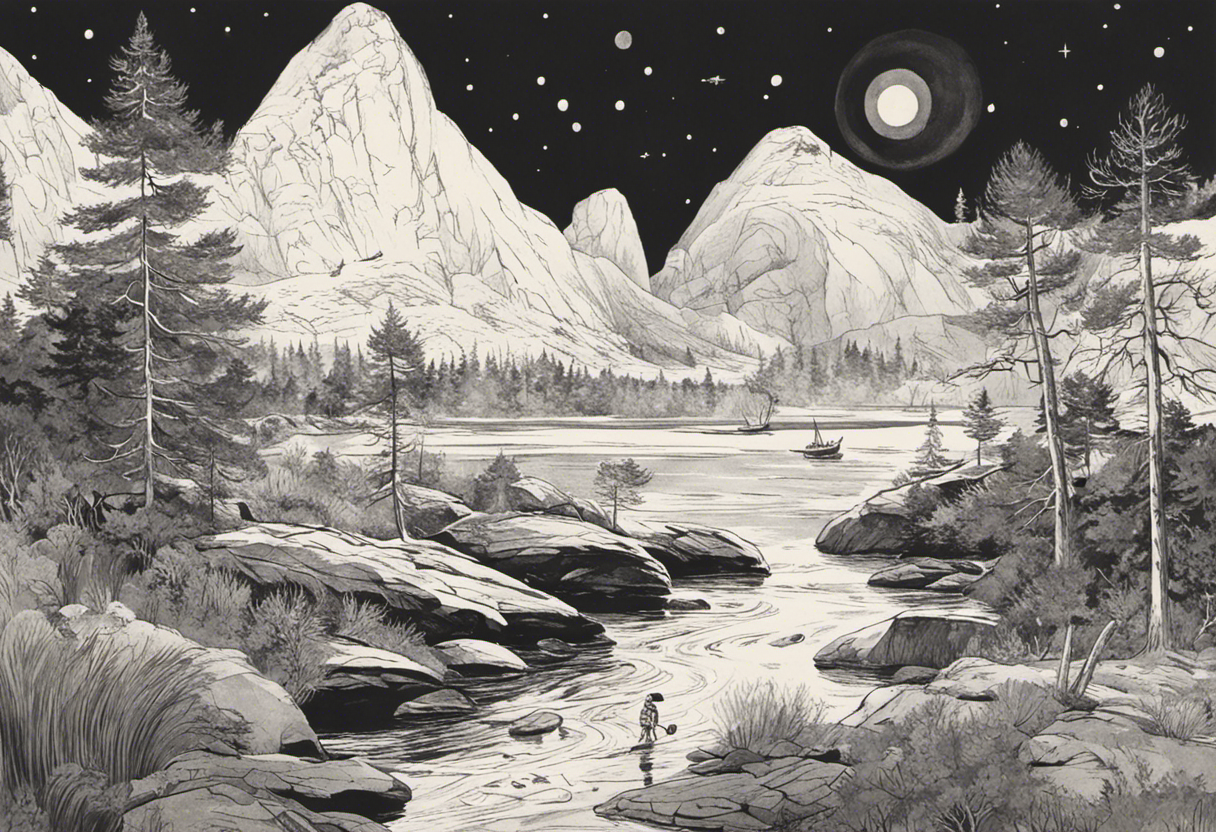 Mumin-Landschaft - Poster