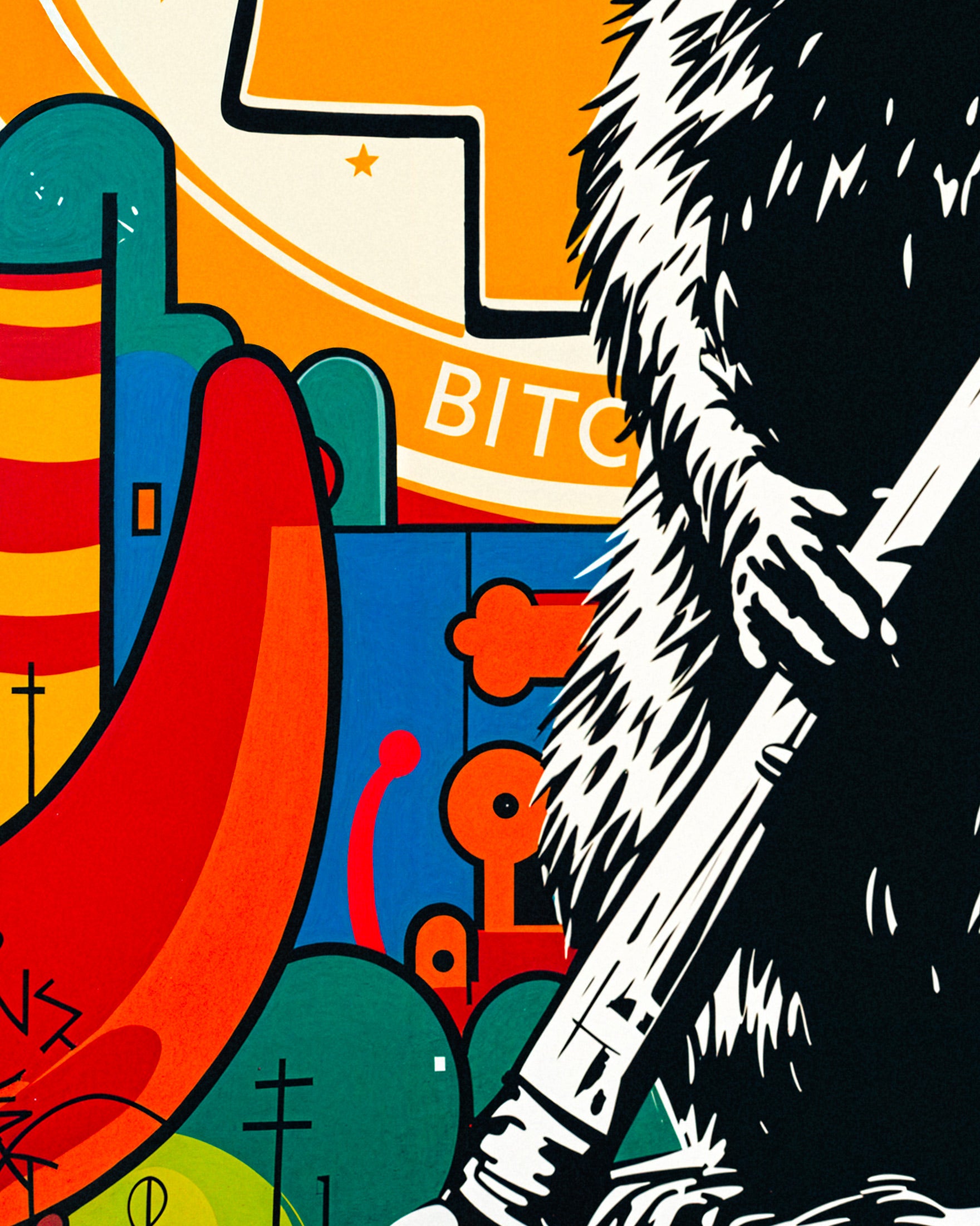 Straßenkunst-Poster