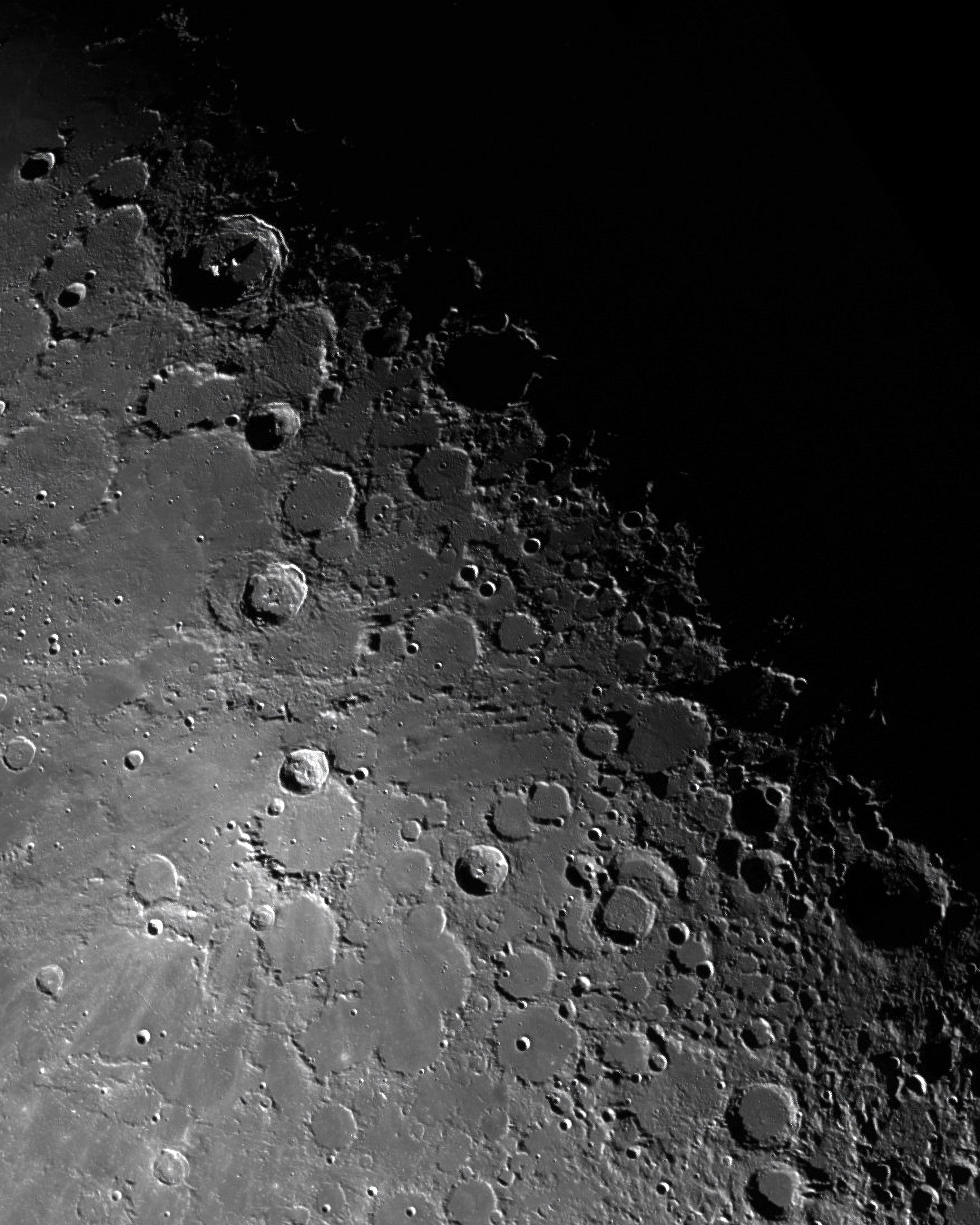 Astronomie poster, der Mond