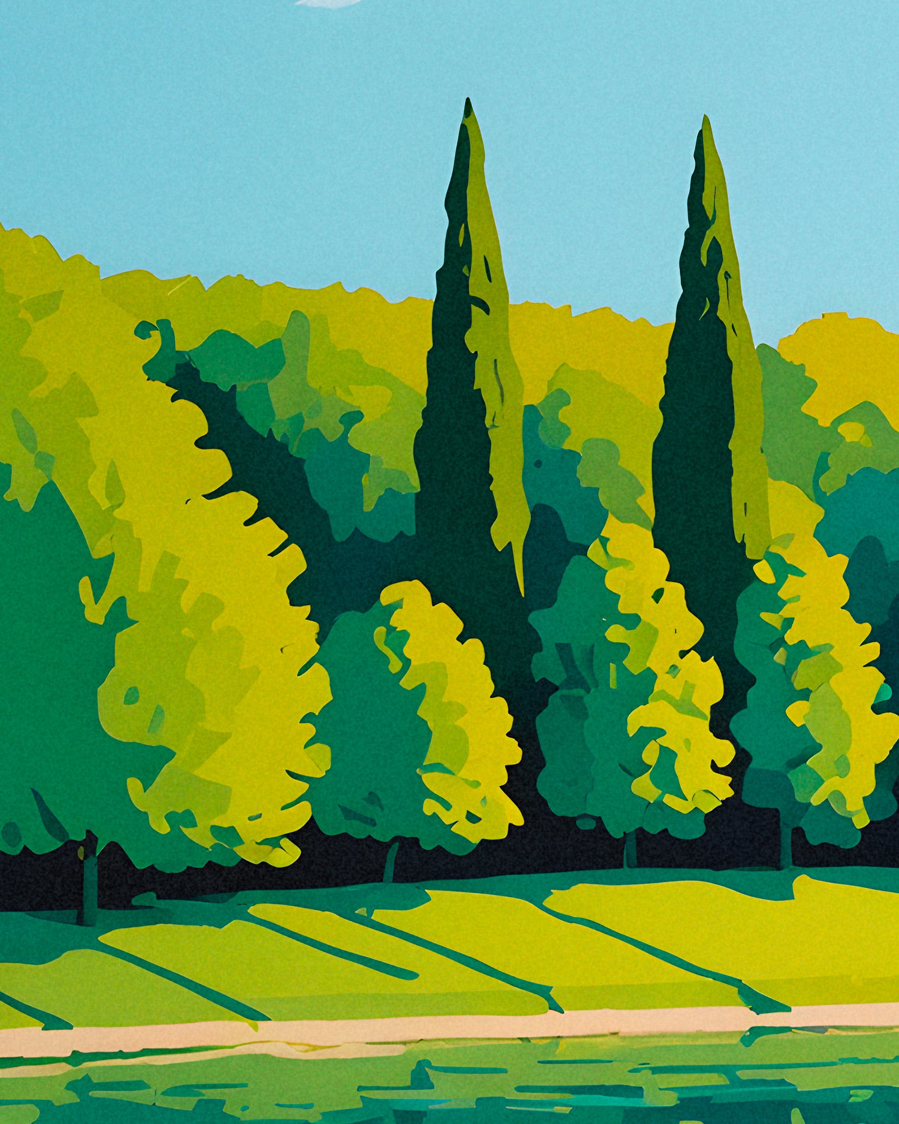 Ein Wasserfahrzeug auf einem ruhigen Gewässer