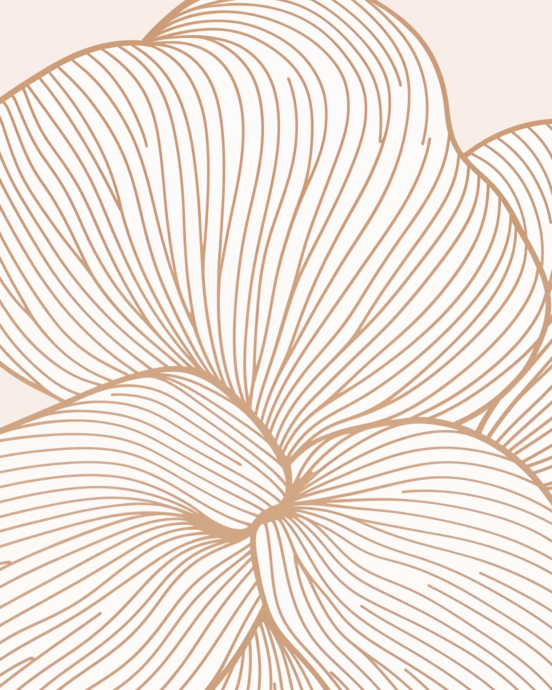 Florales Muster 02, abstrakte Kunst - poster