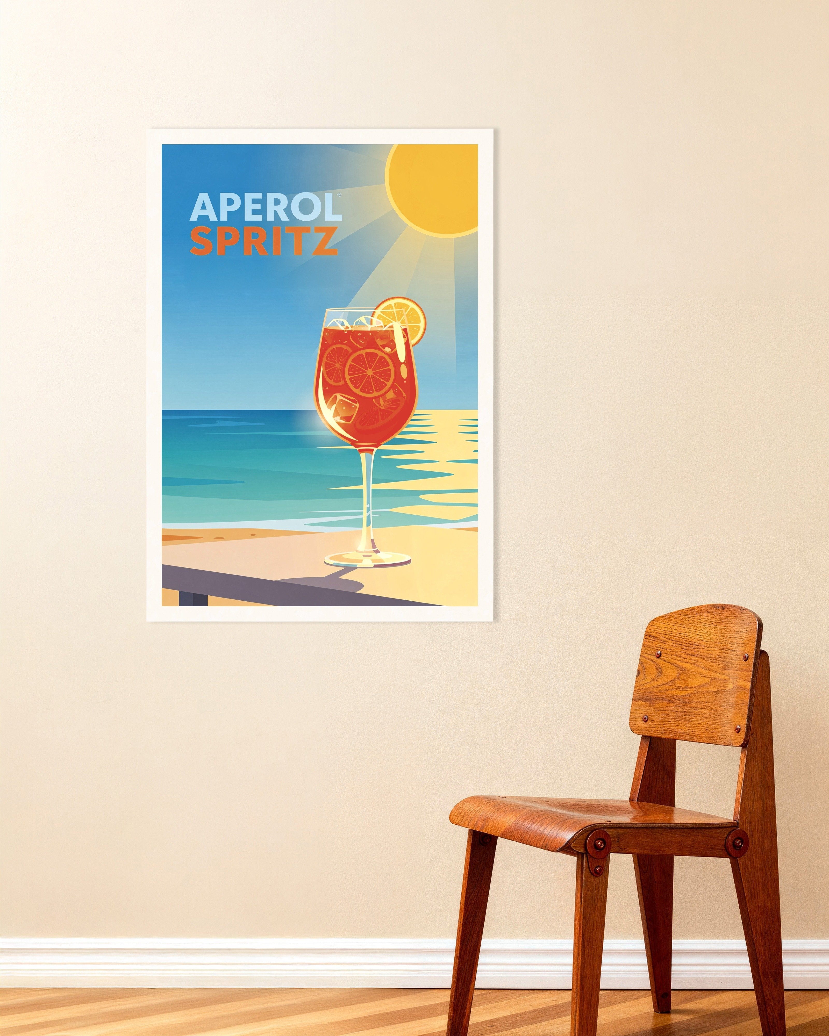 Poster of Aperol Spritz Poster - The Coast