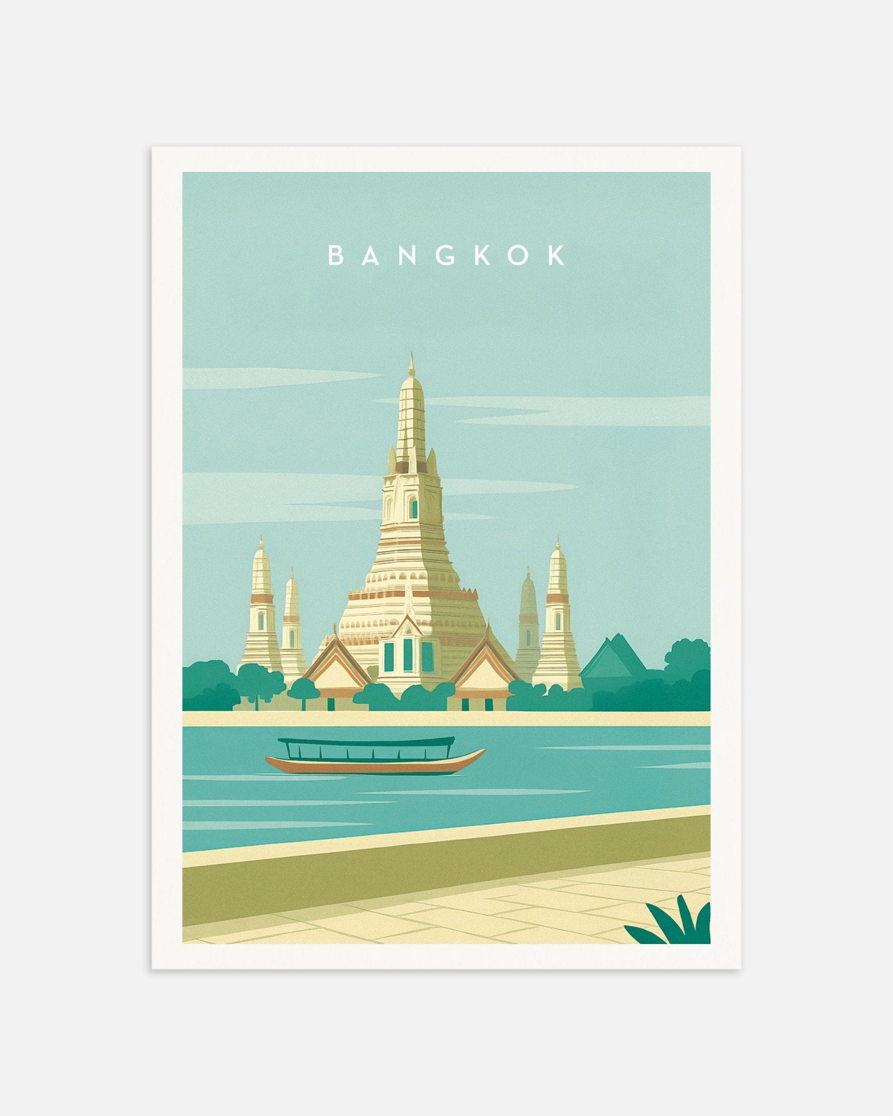 Poster of Bangkok Wall Art Print, thumbnail