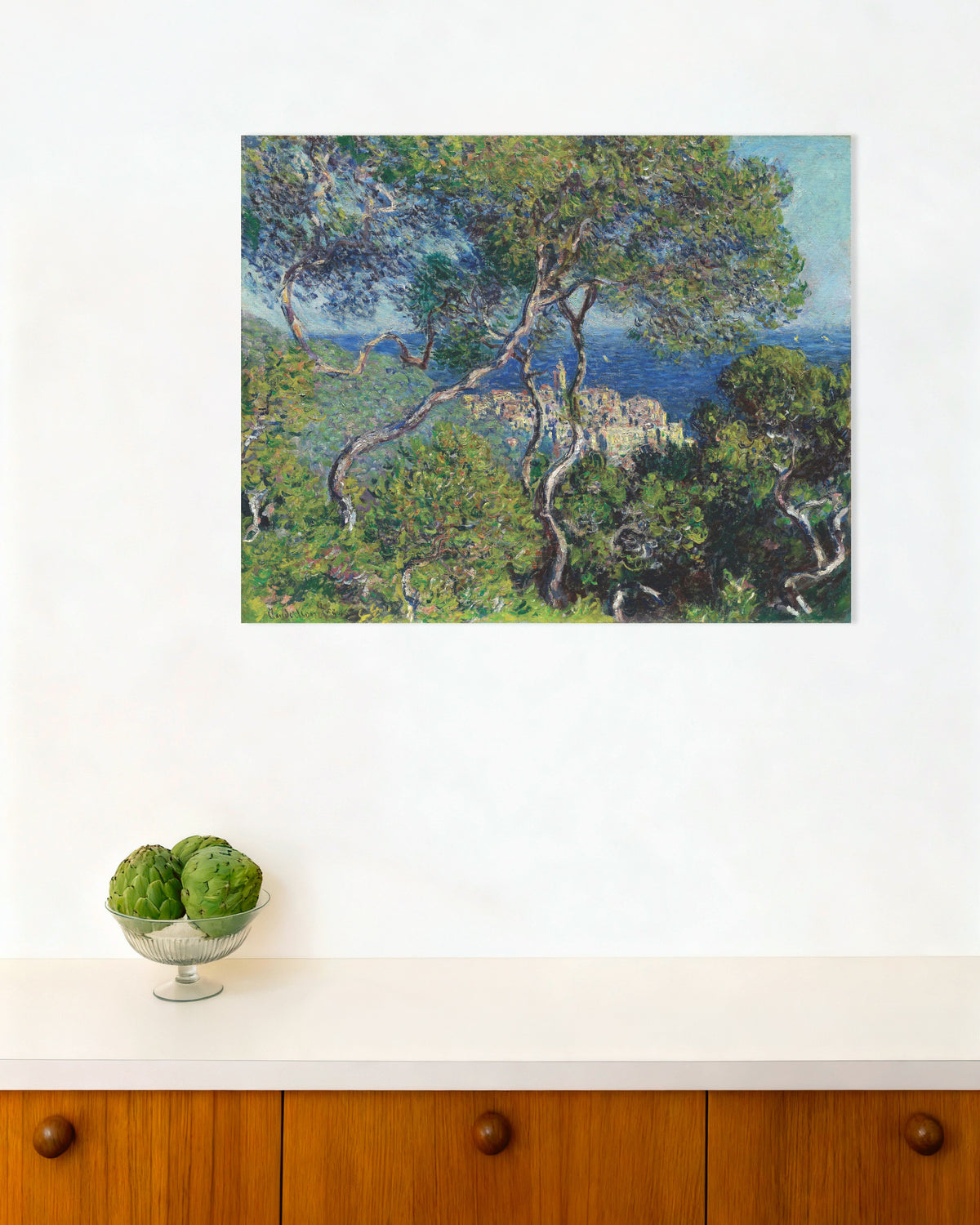 Poster Bordighera (1884) von Claude Monet