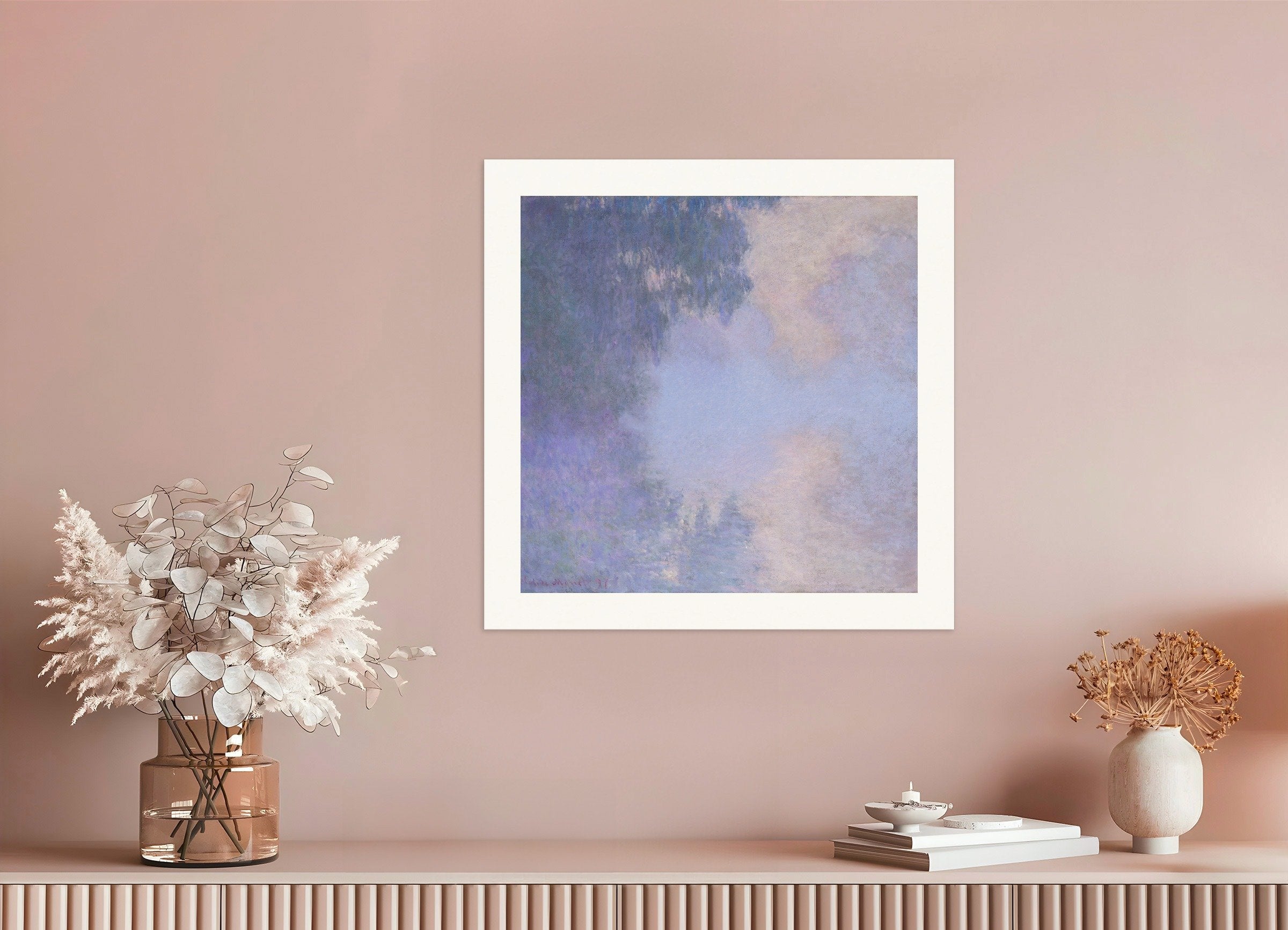 Poster of Claude Monet Branch of the Seine near Giverny