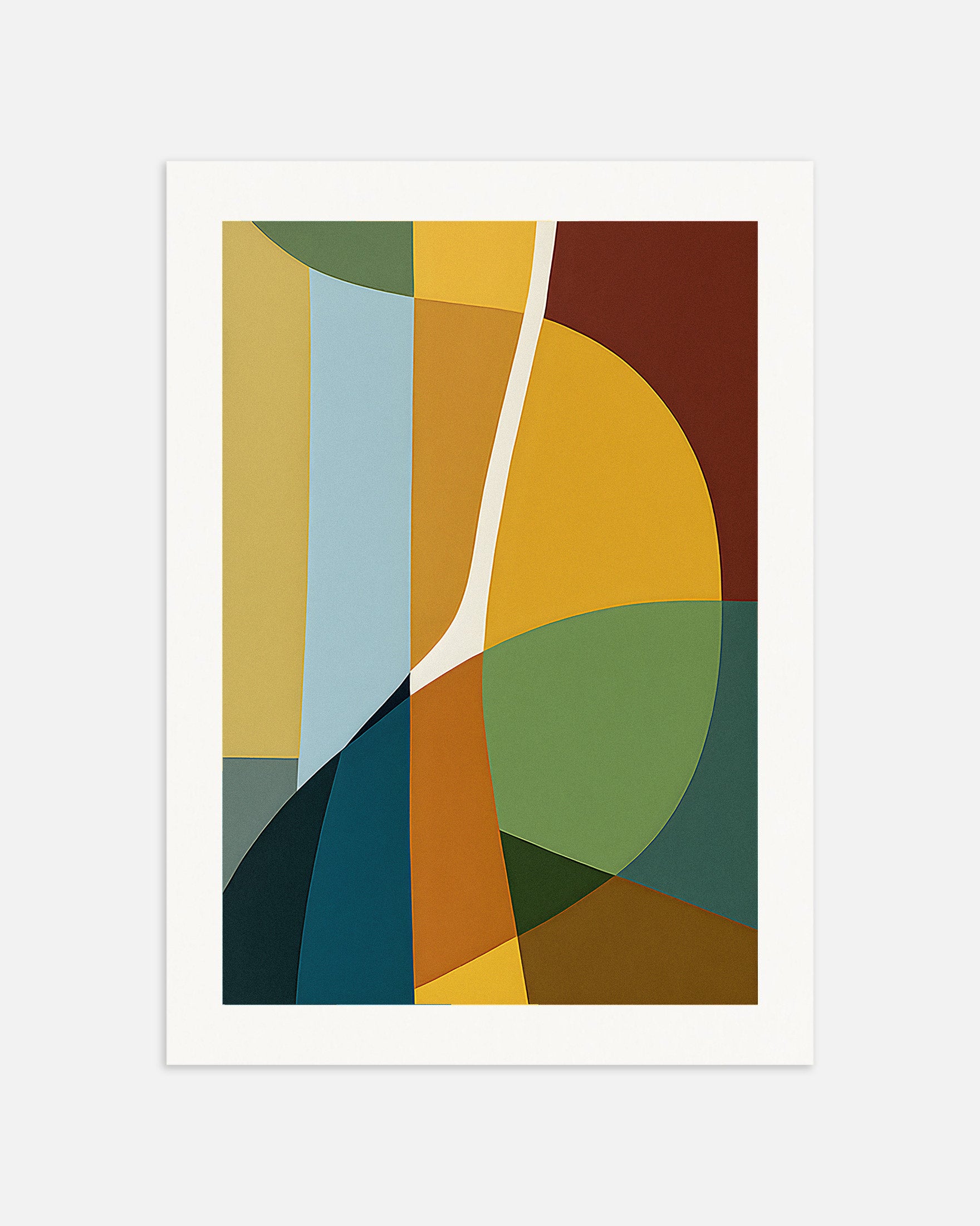 Poster of Colorful Abstract Art Print, thumbnail
