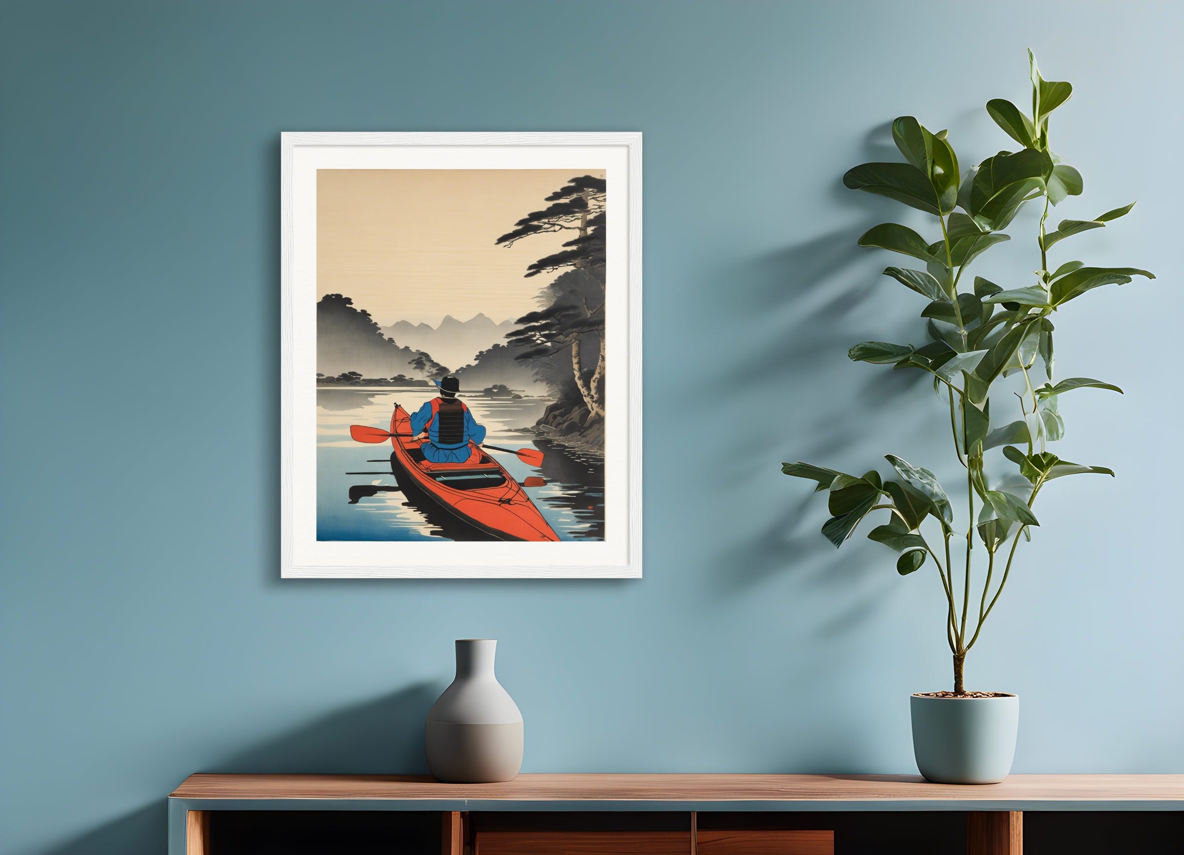 Poster with wood frame: Yoshitoshi Abe,