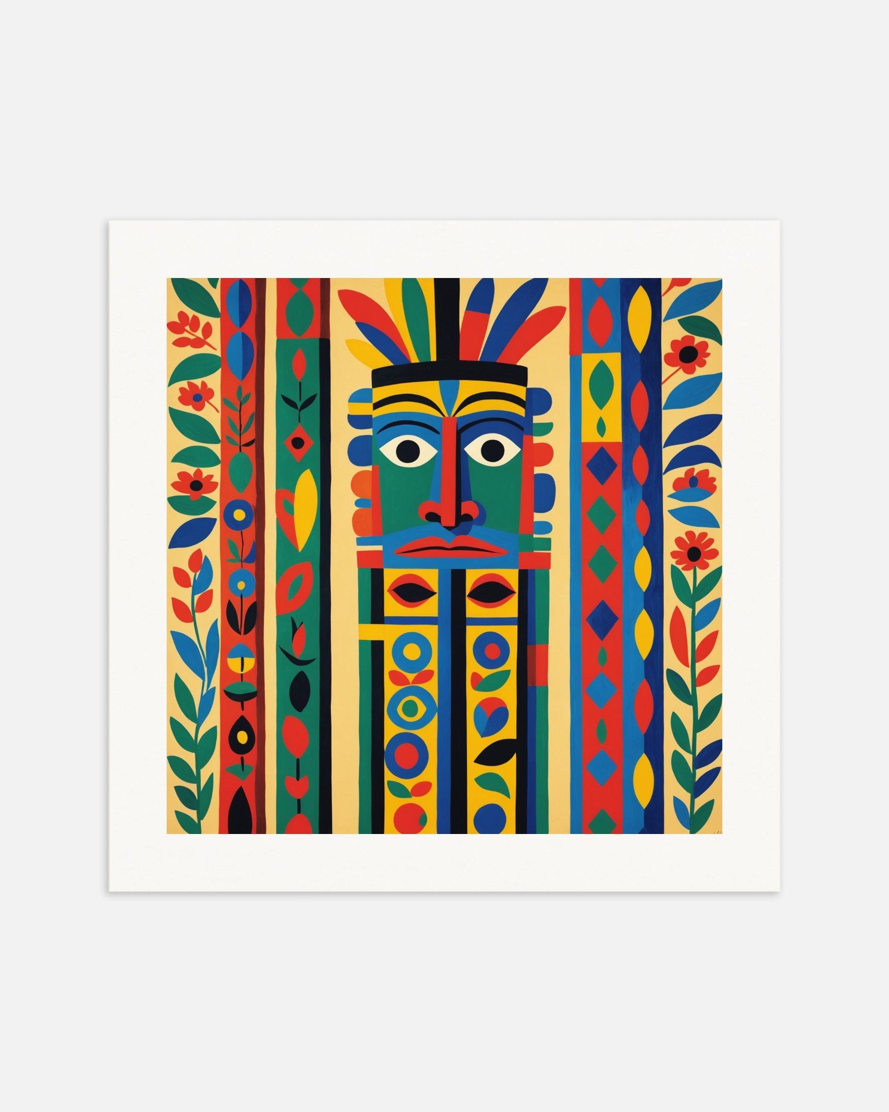 Poster of Expressive and abstract shapes, decorative sensitivity, thumbnail