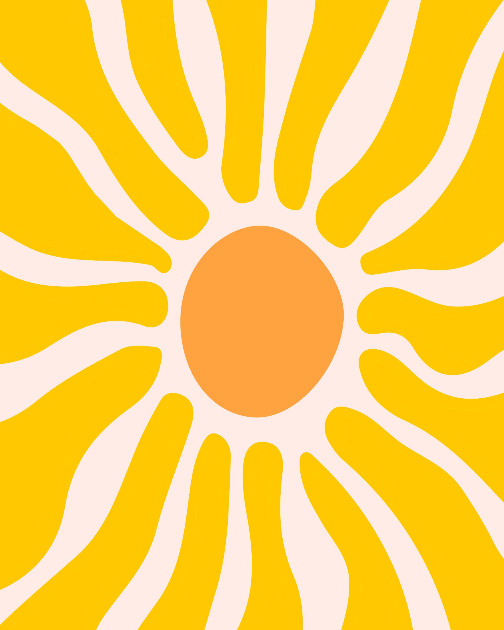 Schlichte Blumenillustration – poster für stilvolle österreichische Wohnräume