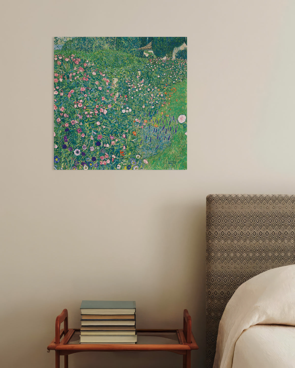 Poster Italienische Gartenlandschaft (1913) von Gustav Klimt