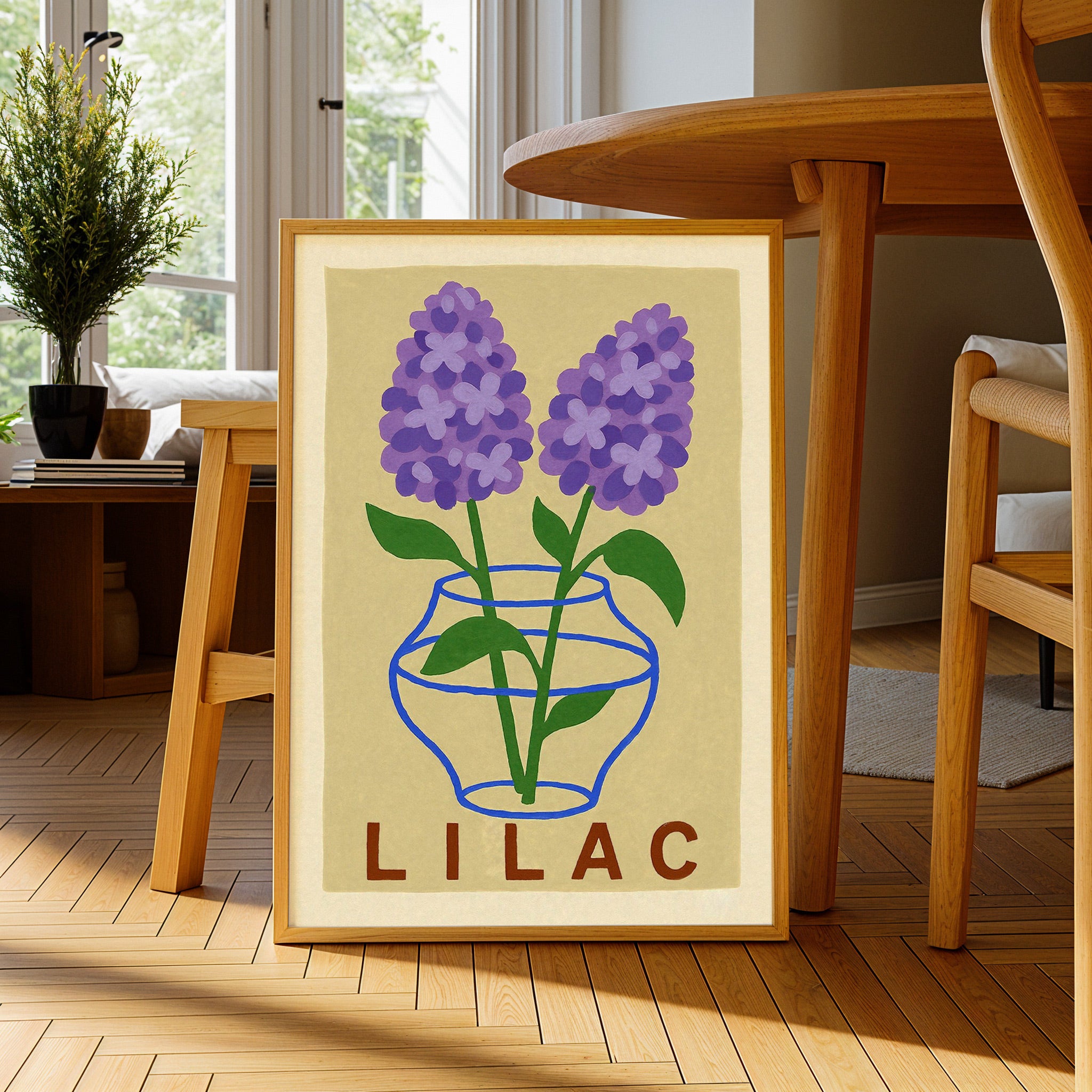 Flieder Plakat