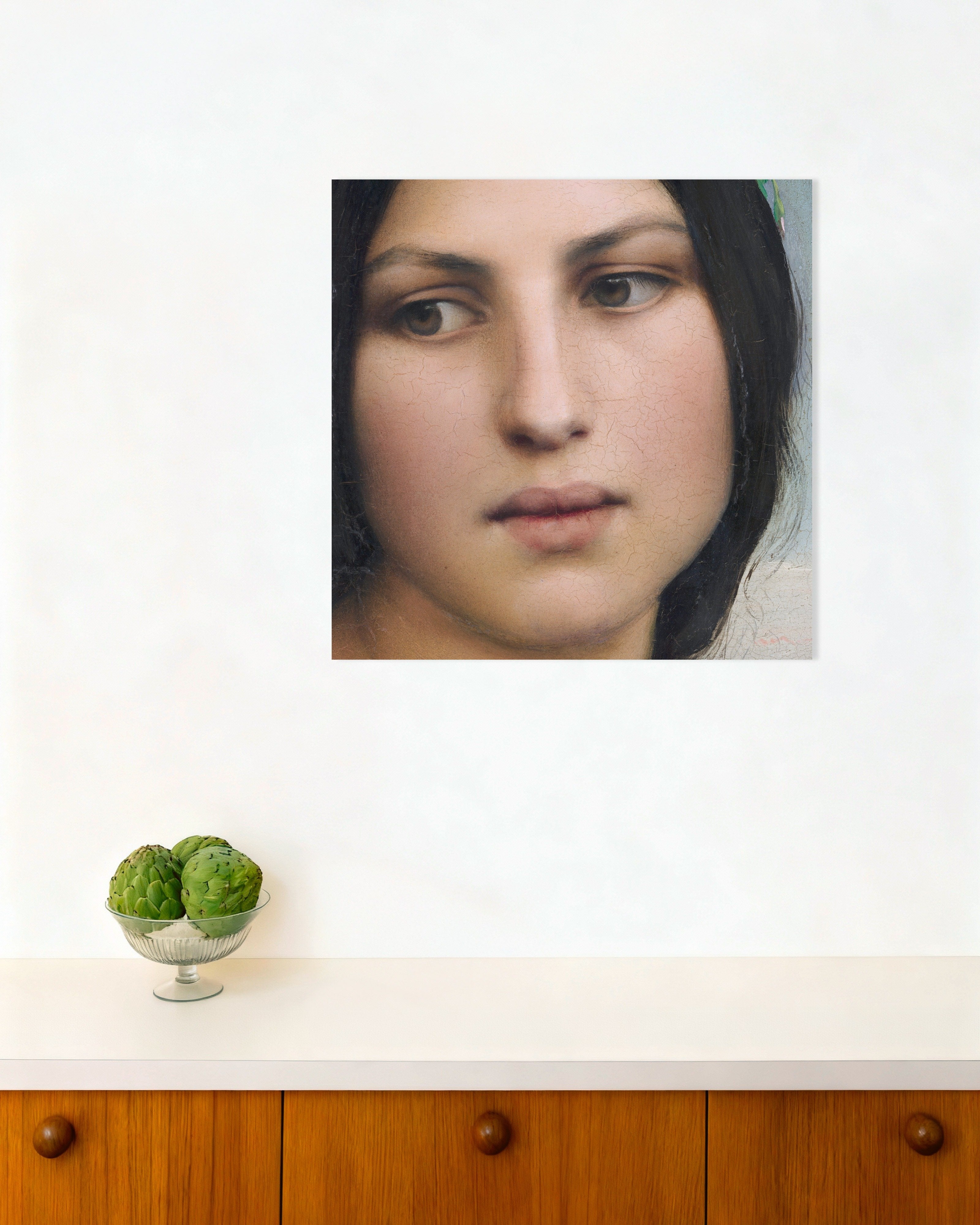 Poster of Louis Janmot "Fleur des Champs" Portrait Detail Poster