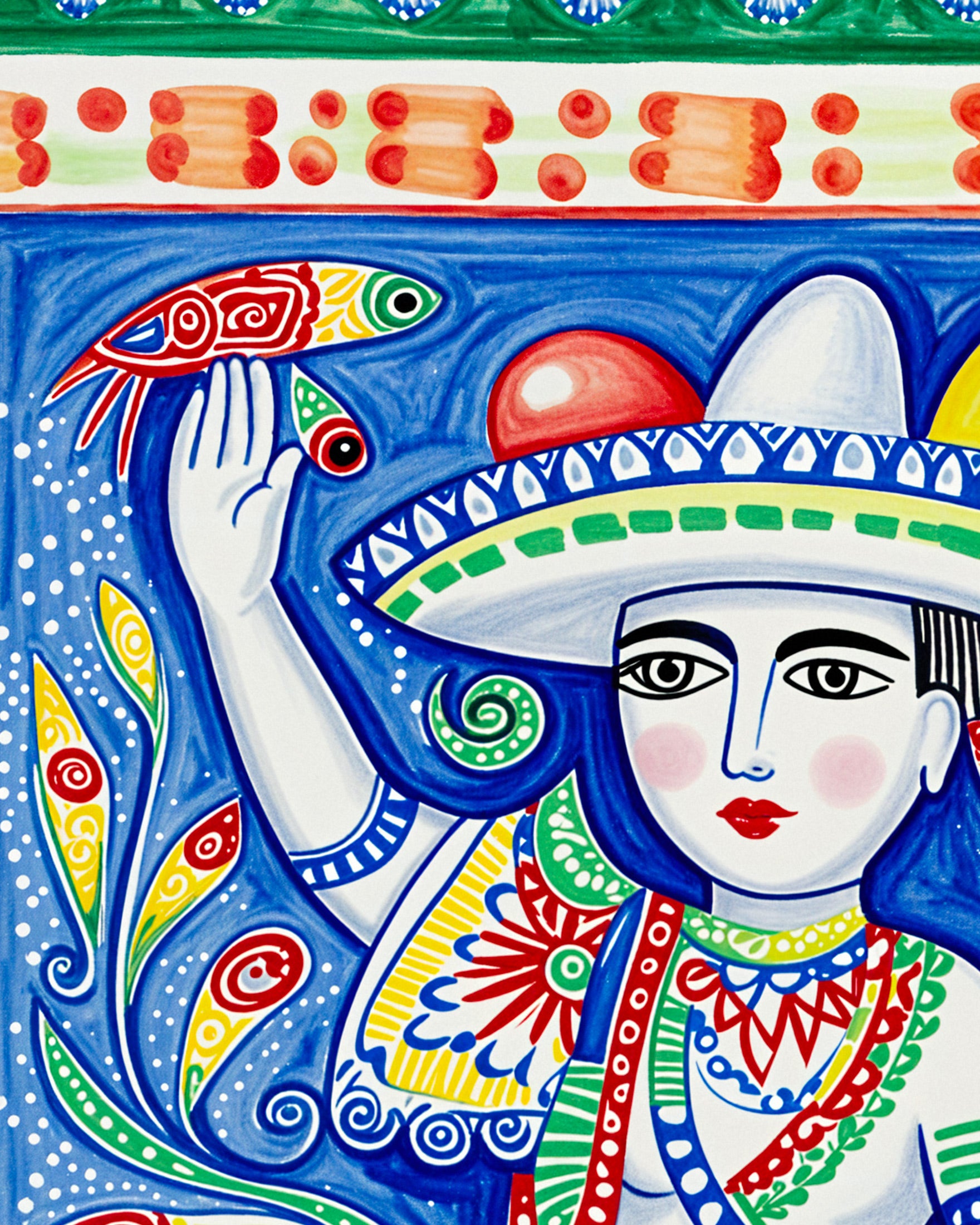 Mexikanische Kunst, Folklore, die Tänzerin - poster