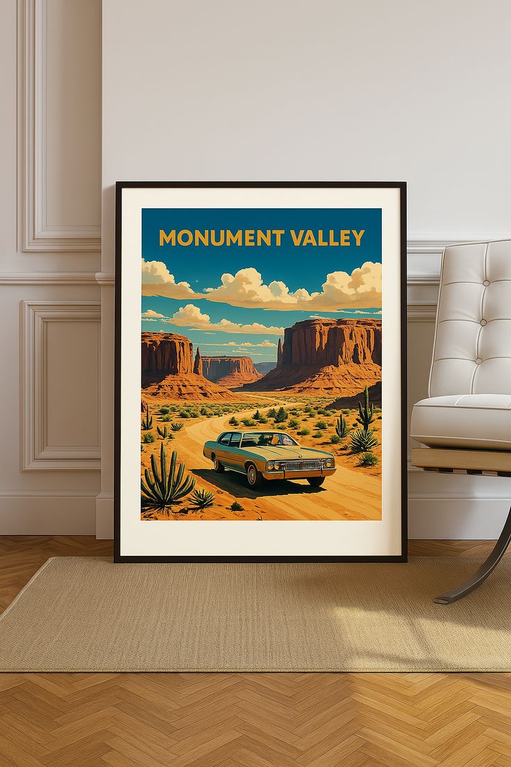 Poster von Monument Valley