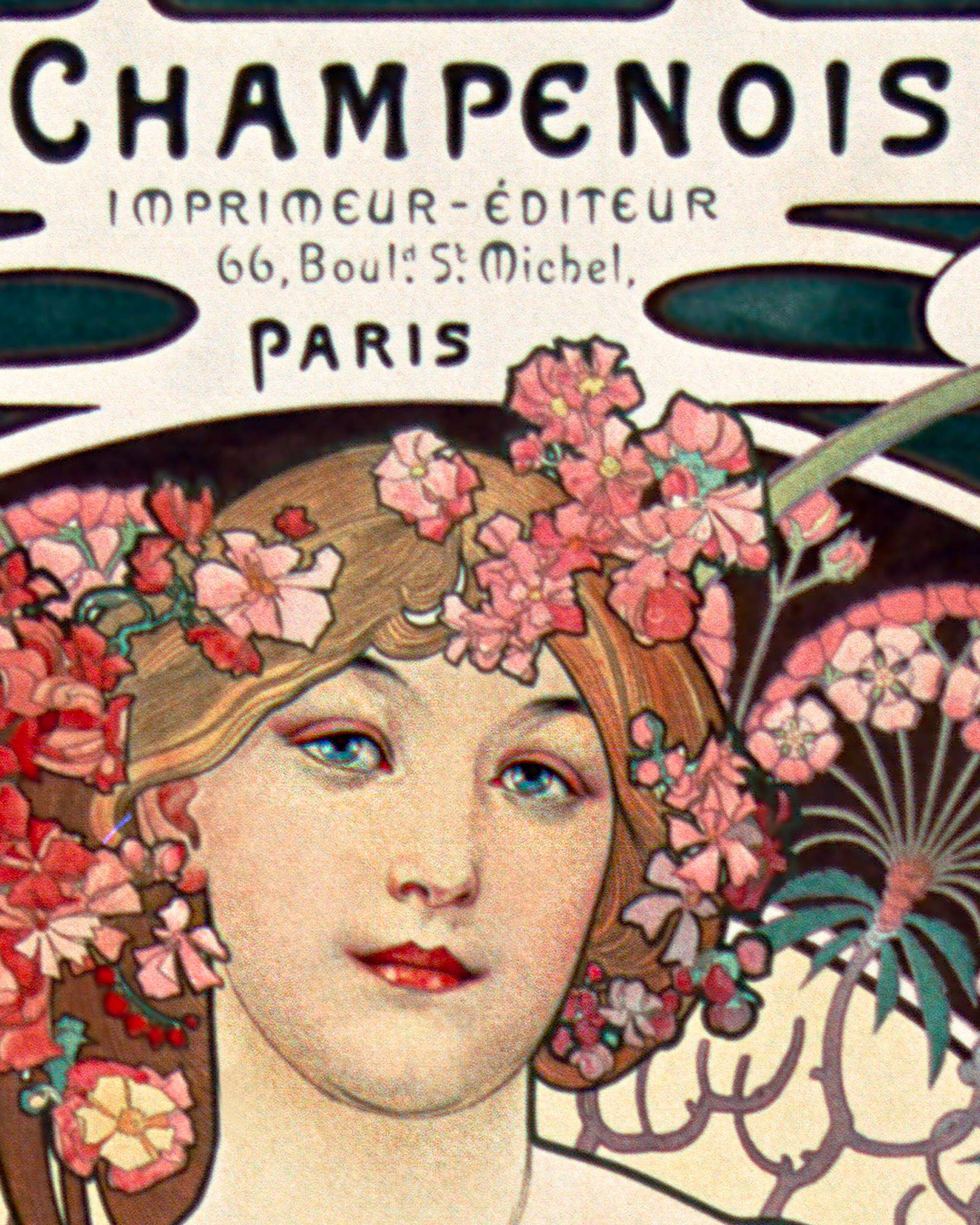 Champenois Drucker-Verleger, von Alfons Mucha