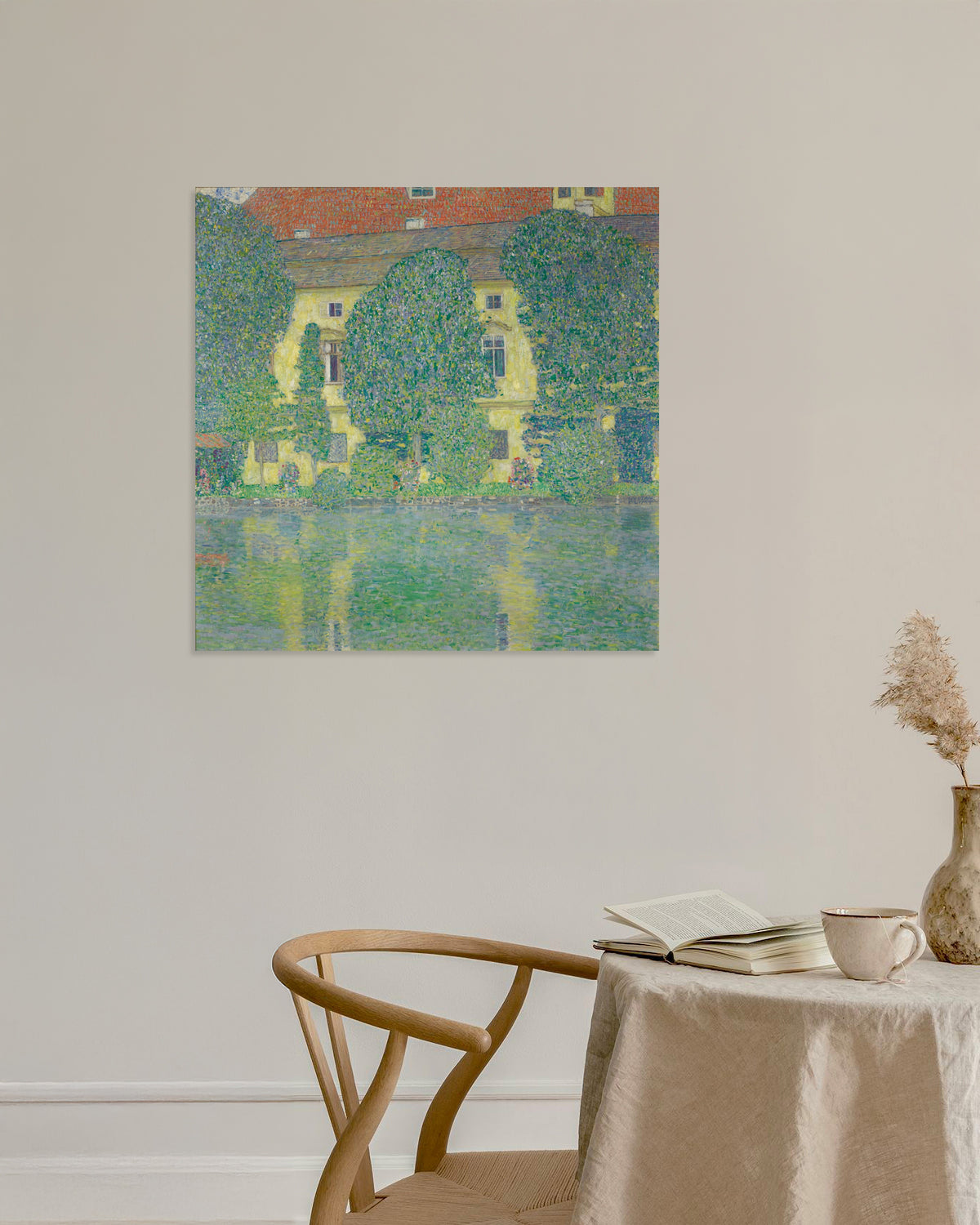 Poster mit Schloss Kammer am Attersee III (1910) von Gustav Klimt