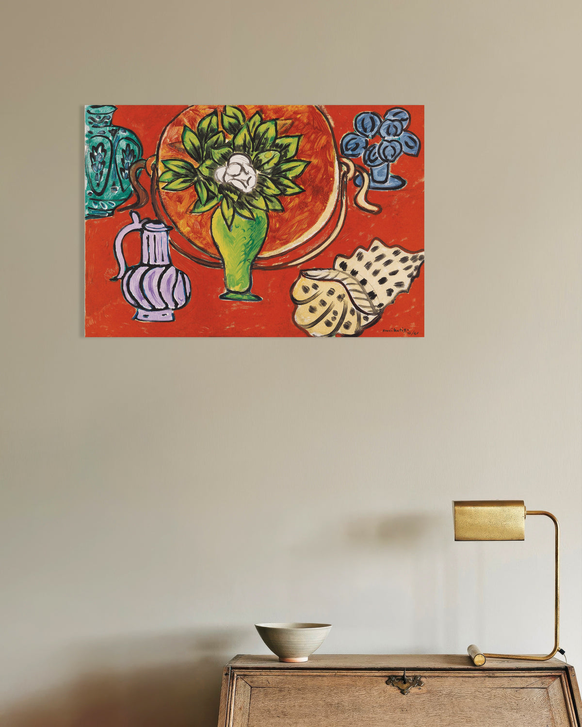 Poster von Stillleben mit Magnolie (1941) von Henri Matisse