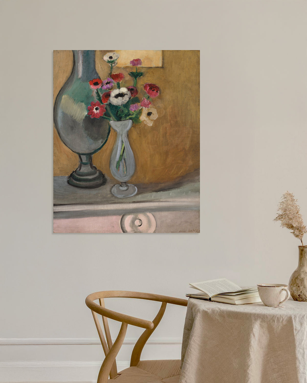 Poster „Der Anemonenstrauß (1918) von Henri Matisse“