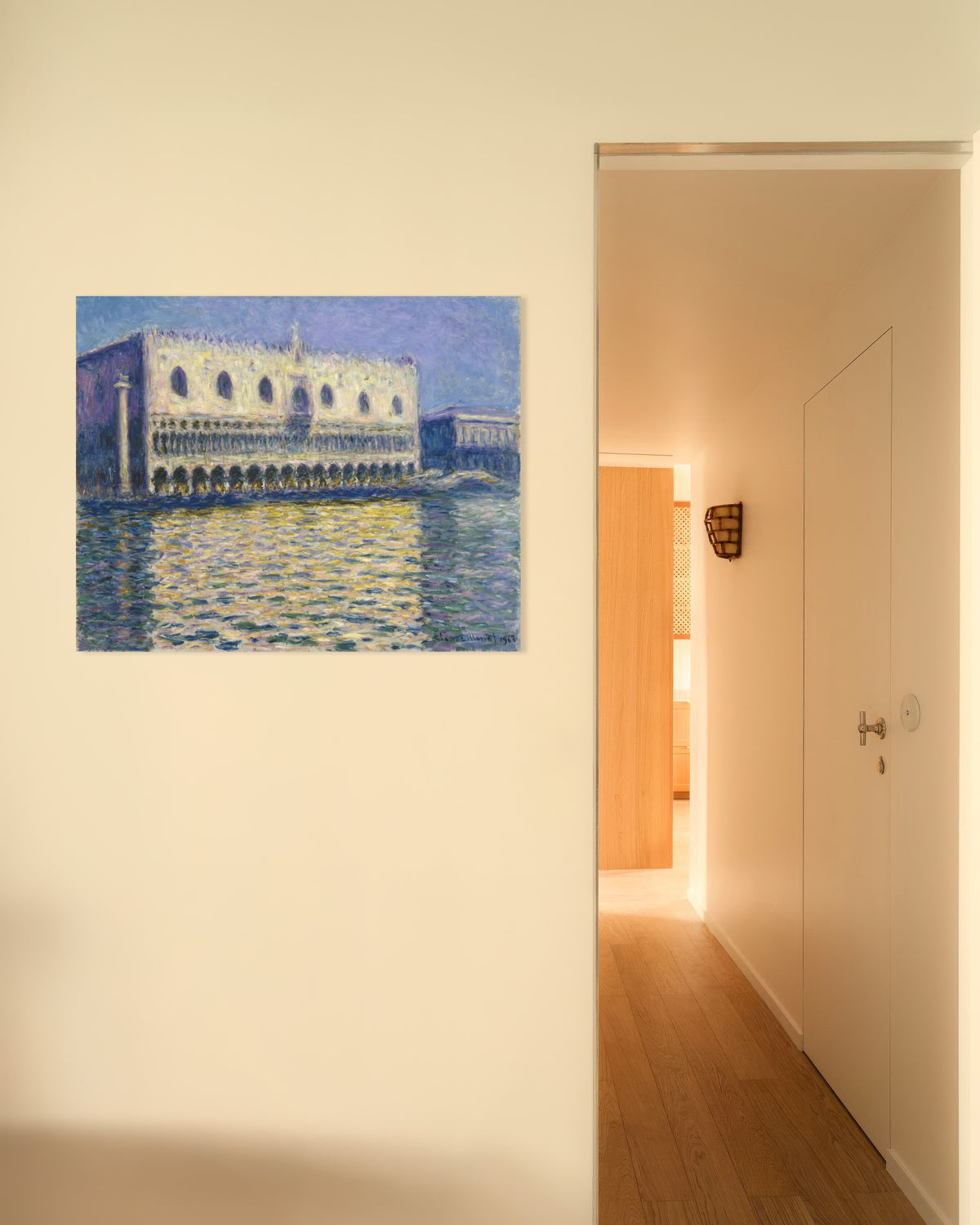 Poster Der Dogenpalast (1908) von Claude Monet