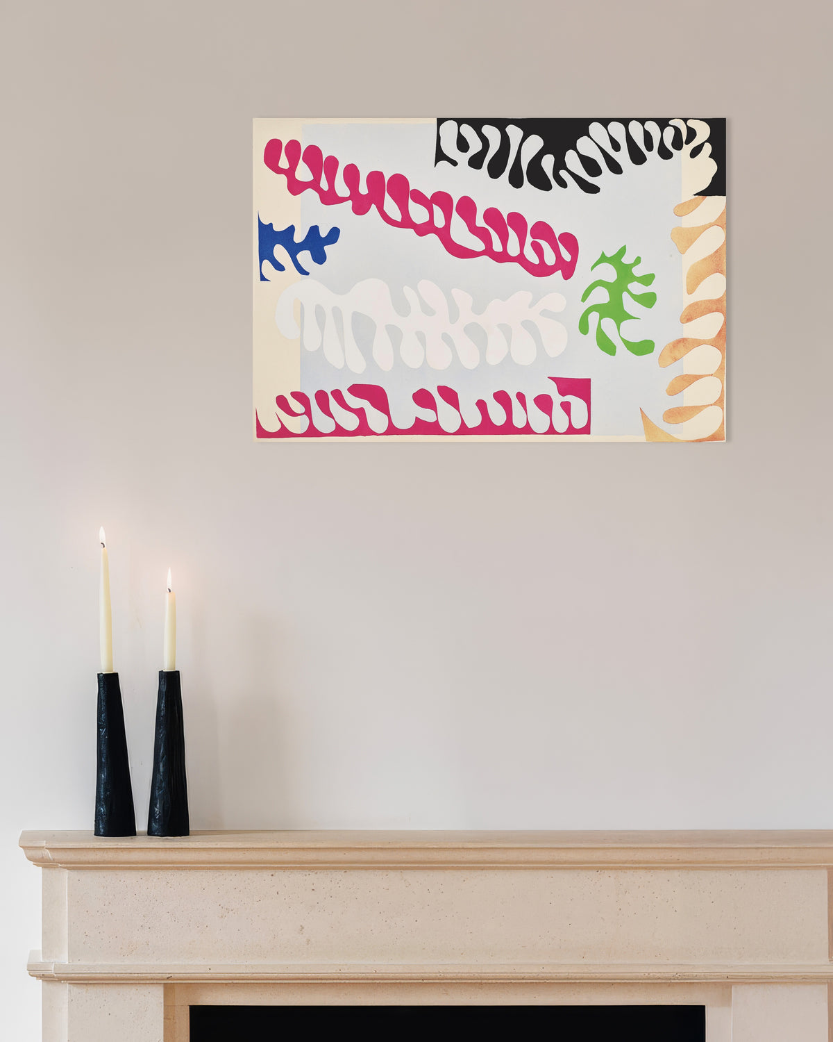 Poster „Die Lagune in Rosa und Weiß (Jazz, 1947) von Henri Matisse“