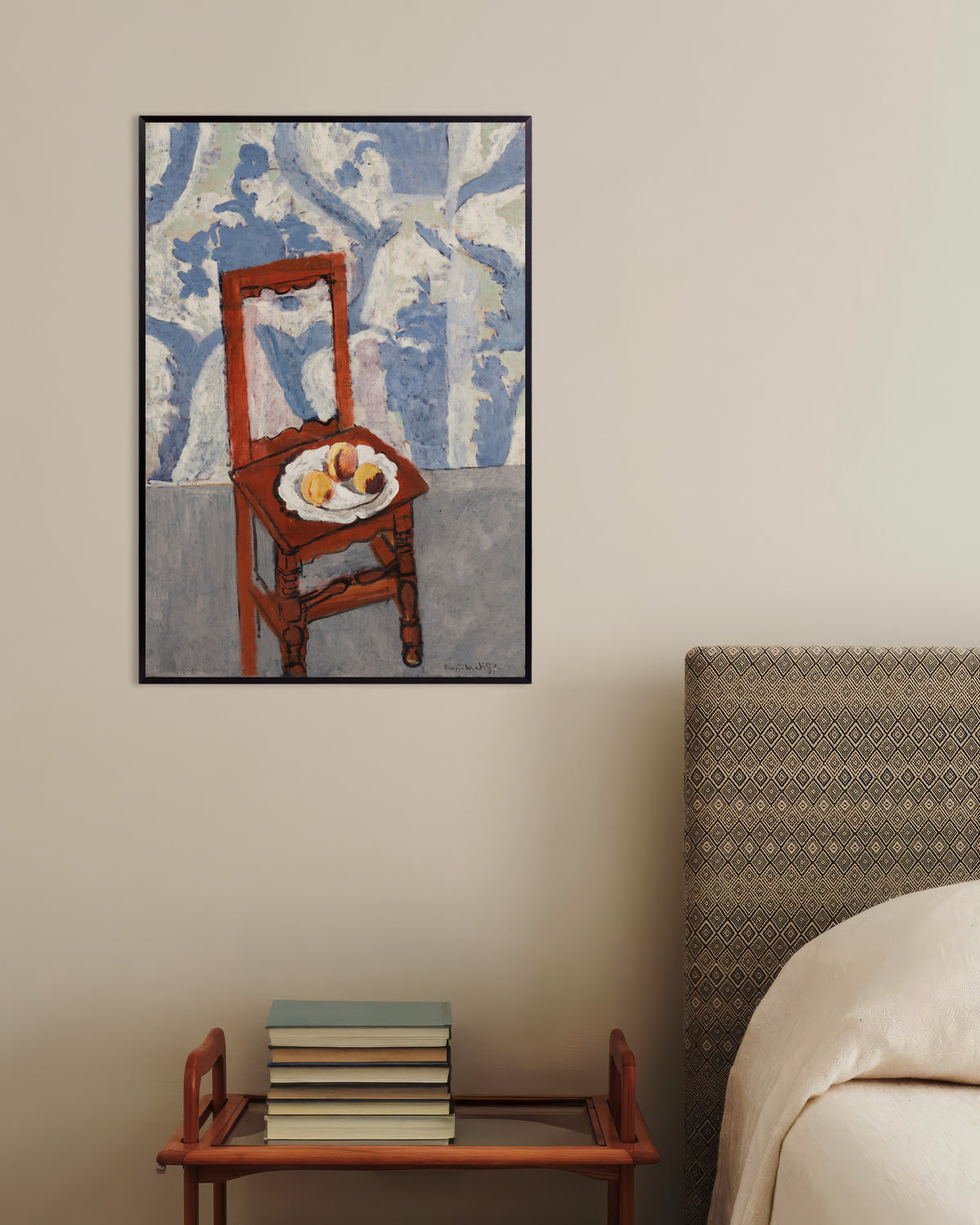 Poster von Der Lorraine-Stuhl (1919) von Henri Matisse, mit Metallrahmen