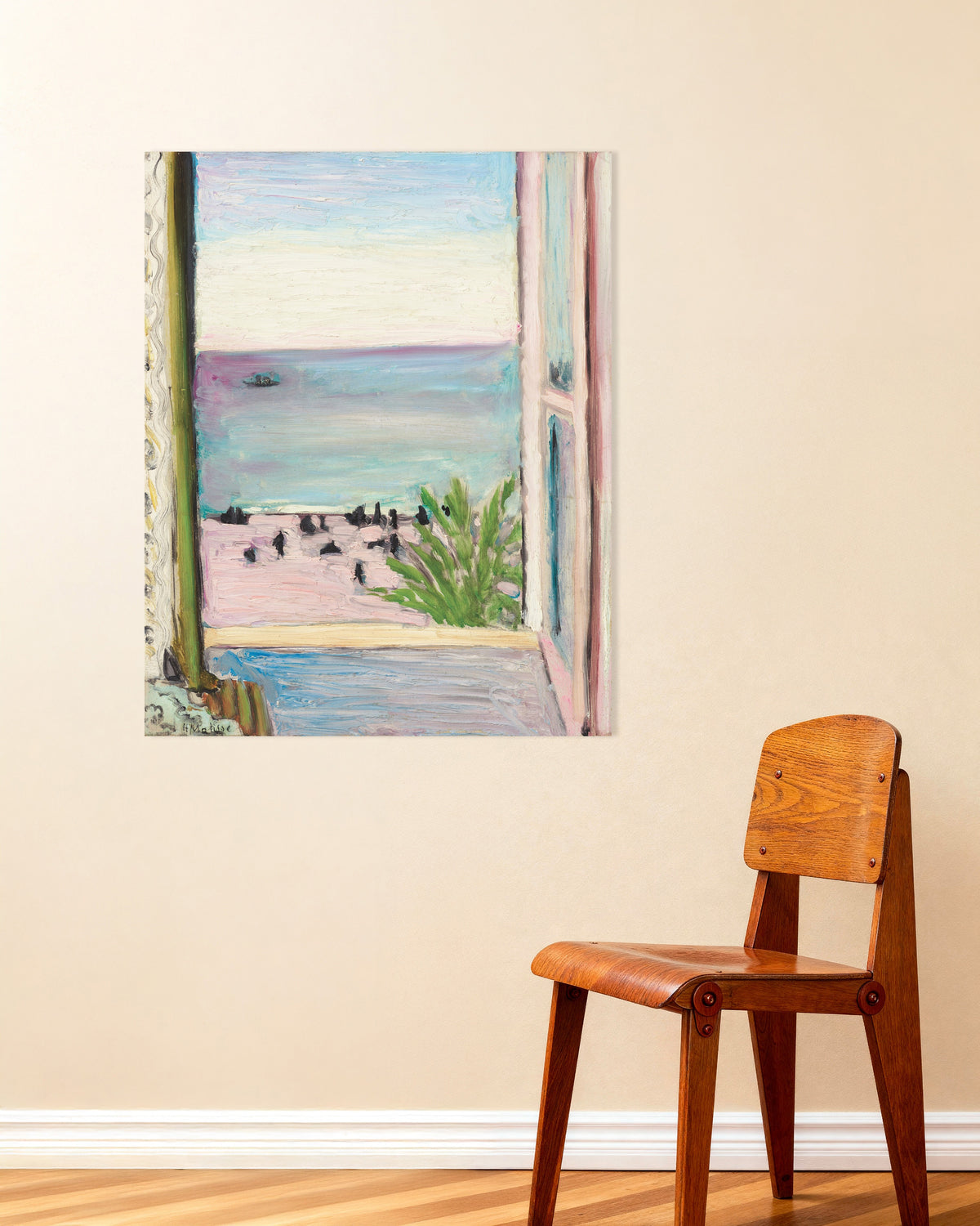 Poster von Das offene Fenster (1918) von Henri Matisse