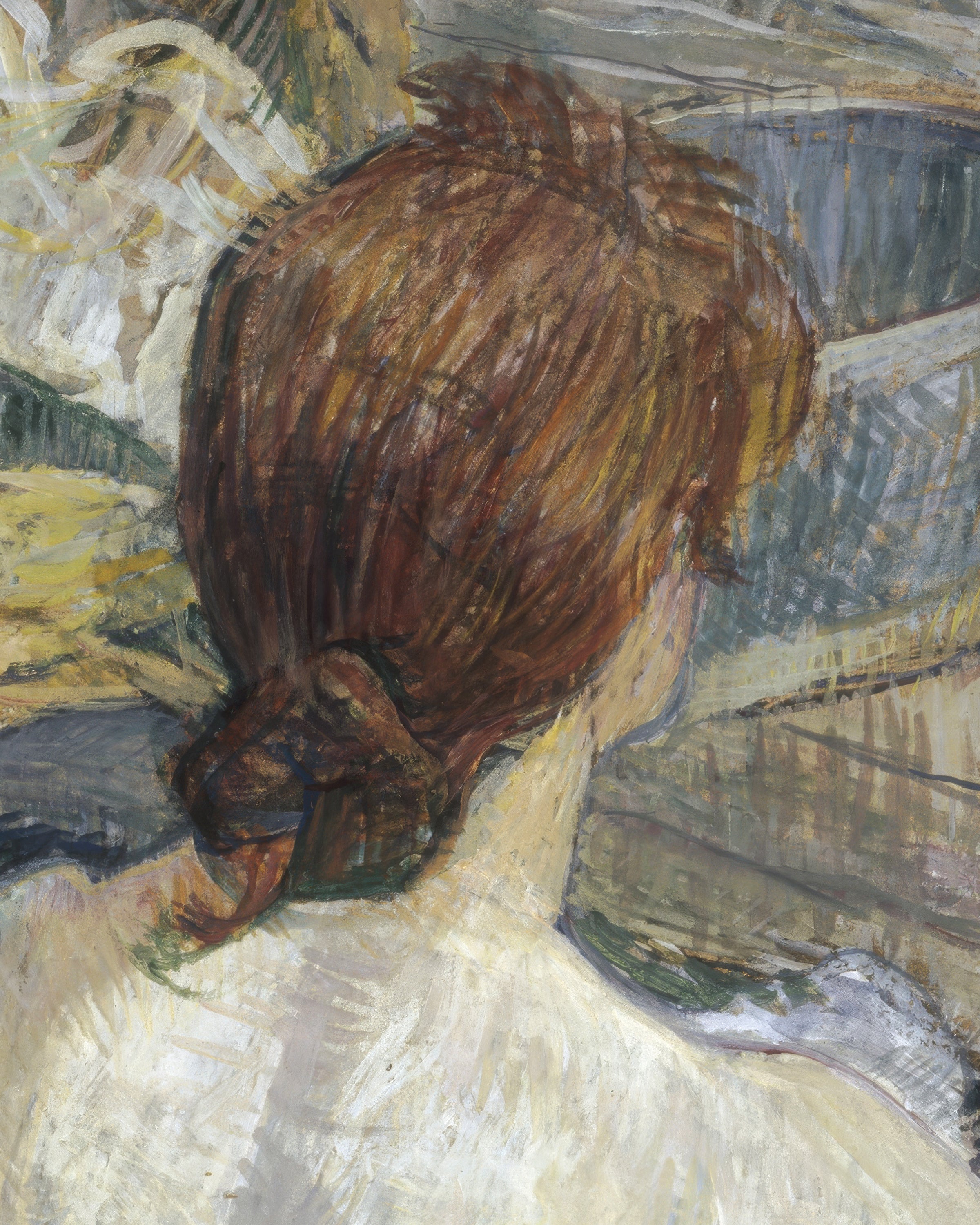 Rousse (Die Toilette), 1889 von Henri de Toulouse-Lautrec Poster