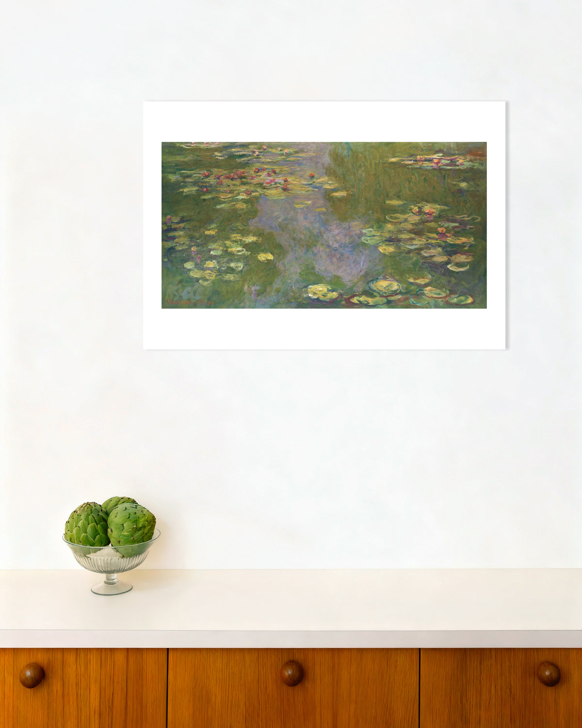 Poster Seerosen (1919) von Claude Monet