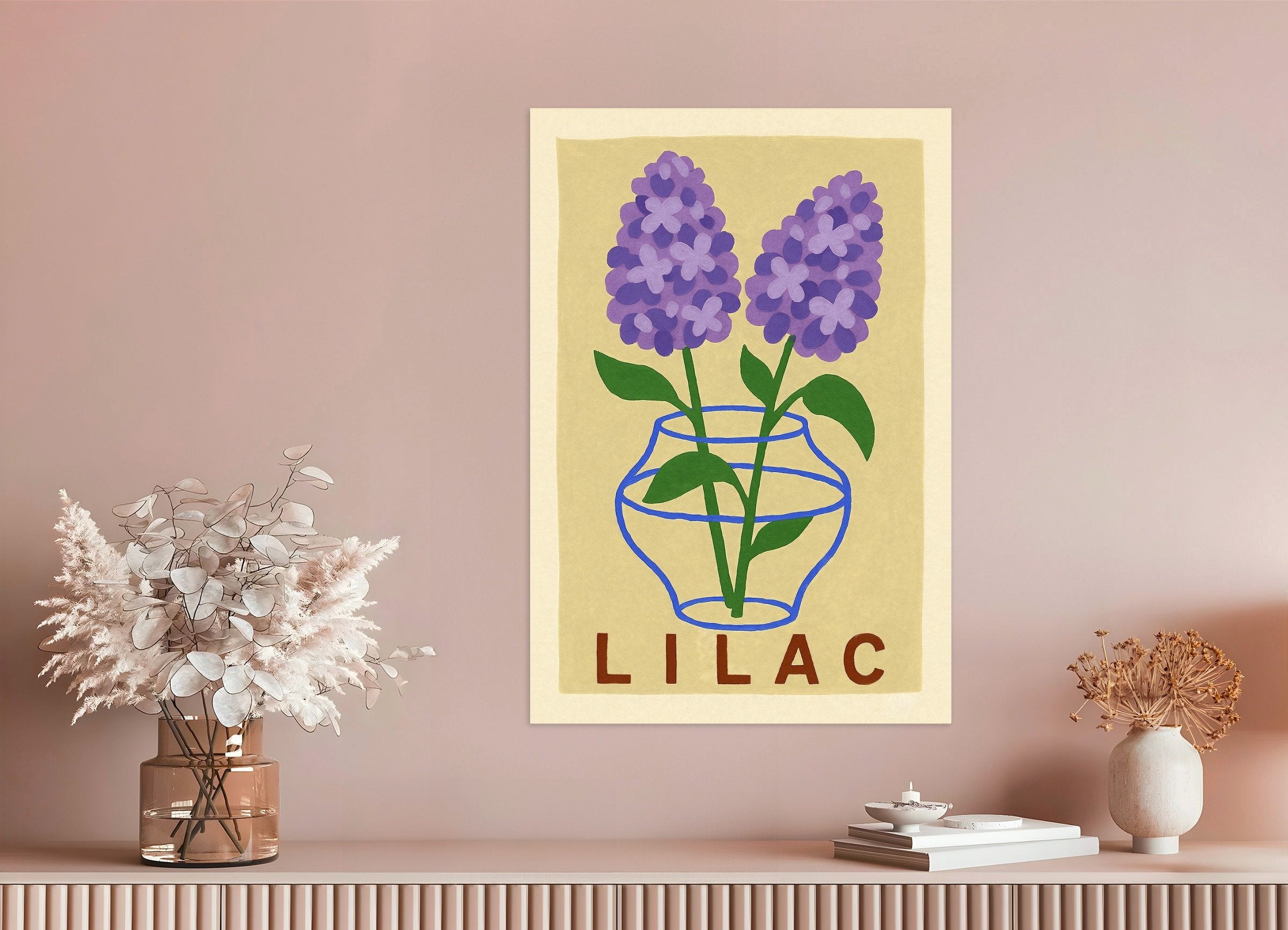 Flieder Plakat