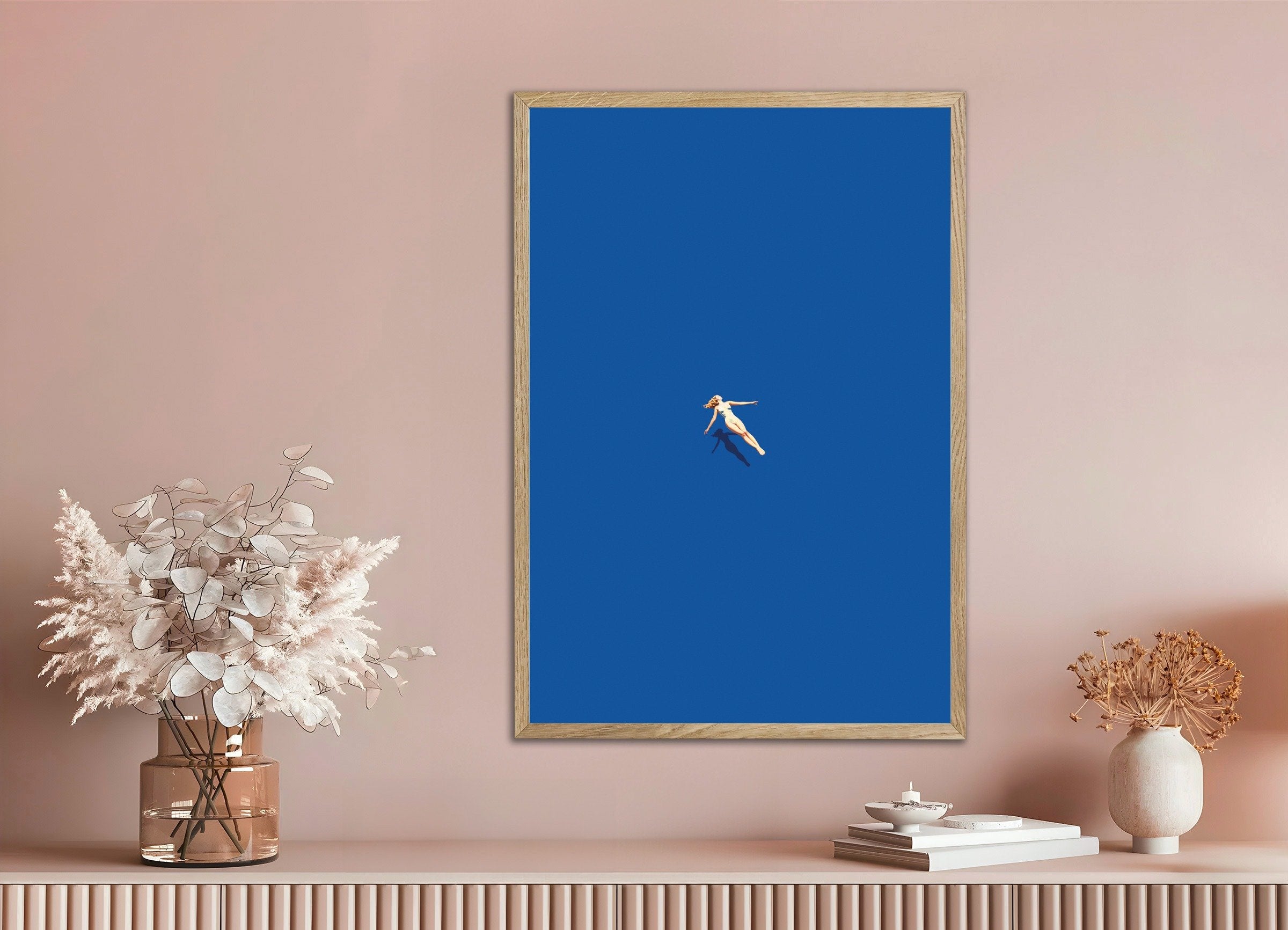 Frau treibt im Wasser, SPA poster