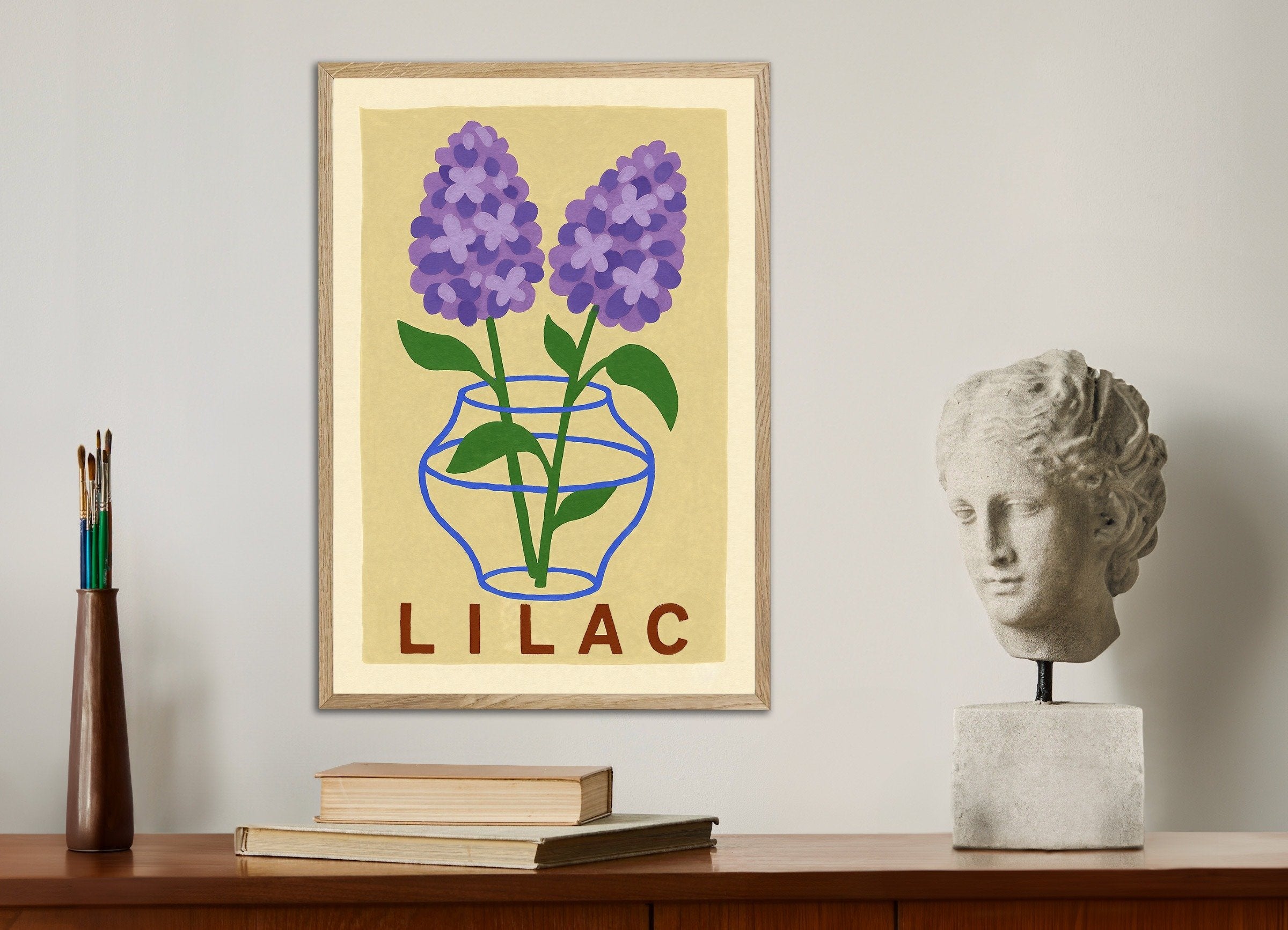 Flieder Plakat