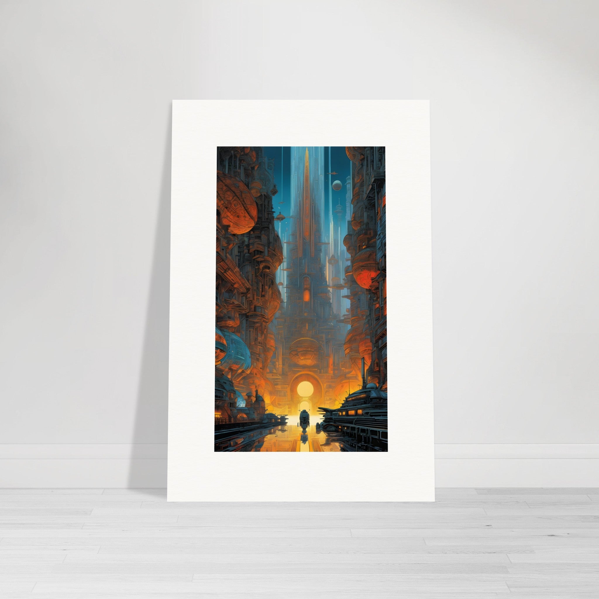Métal hurlant (Comic), futuristische Stadt - poster
