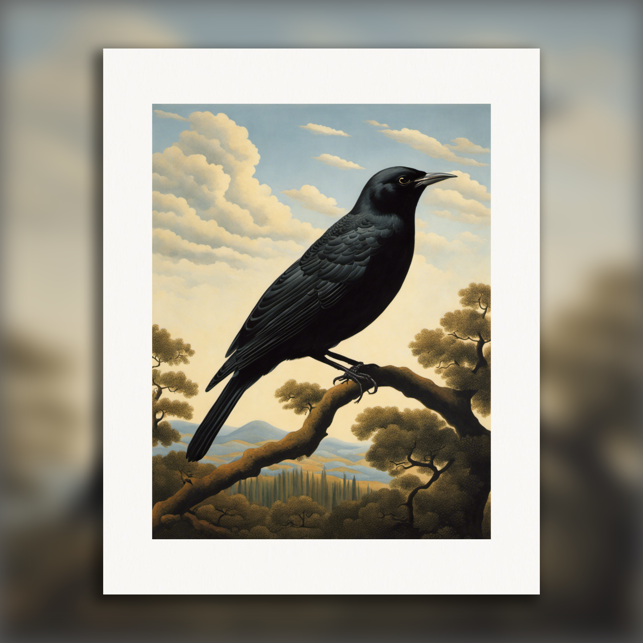 Eine Krähe - Poster