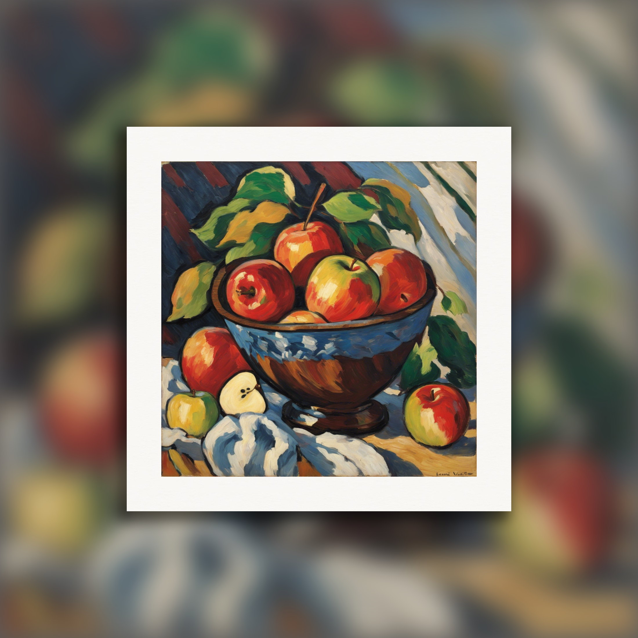 Fauvismus, Äpfel - poster