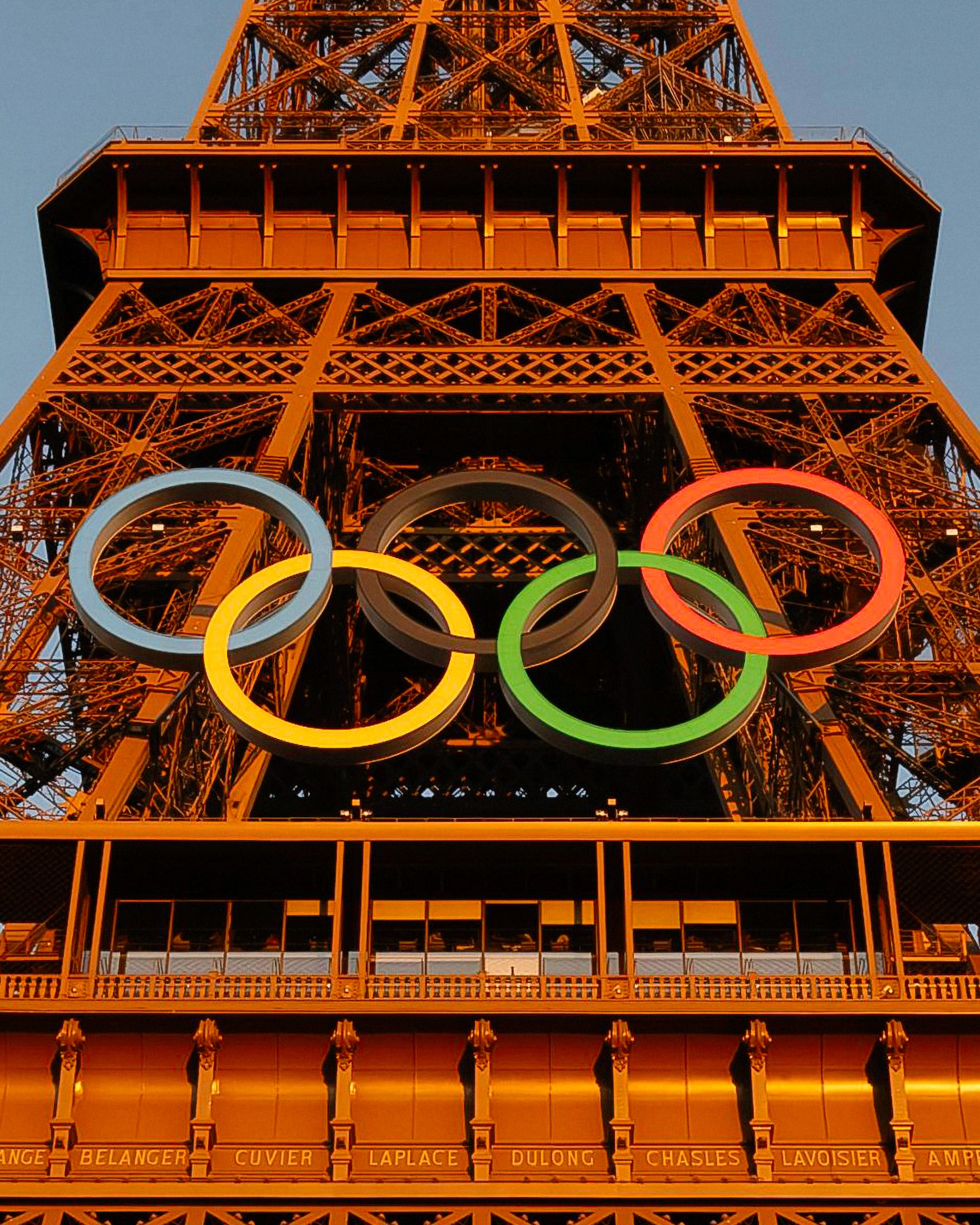 Paris Olympiade 2024, Olympische Ringe - Poster
