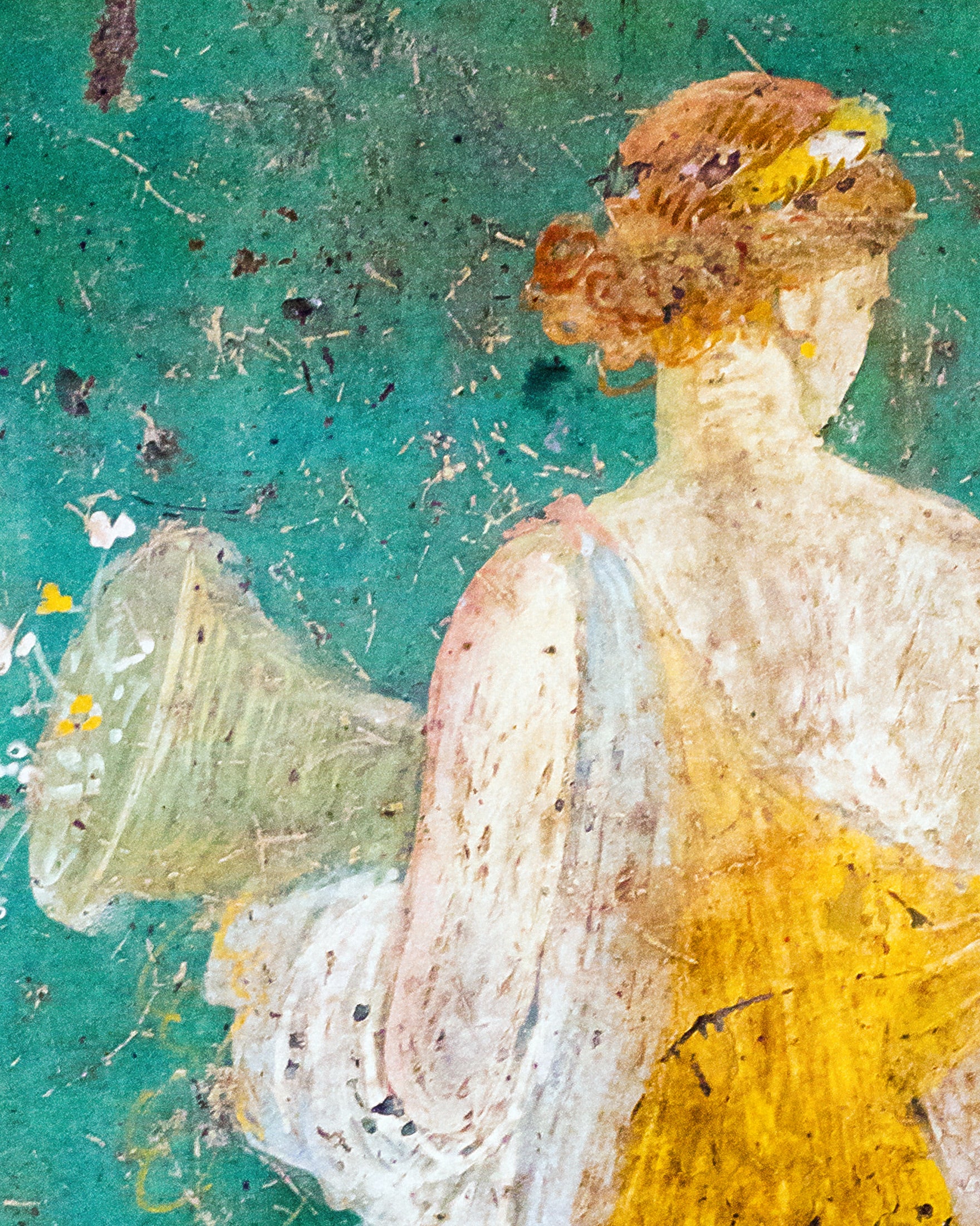 Flora Wandfresko – Stabiae - Antike römische Malerei Poster