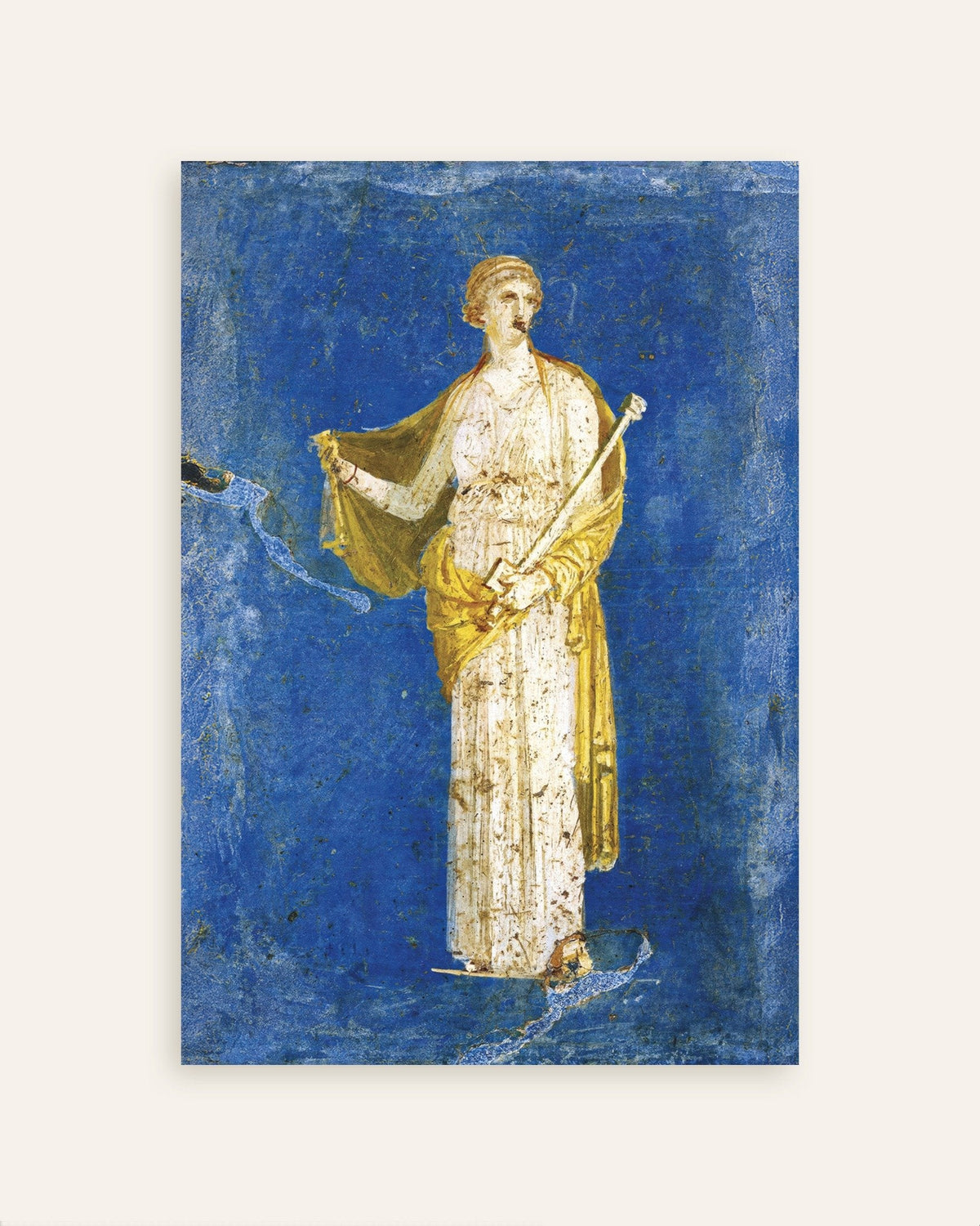 Poster mit dem Medea-Fresko aus der Villa Arianna in Stabiae
