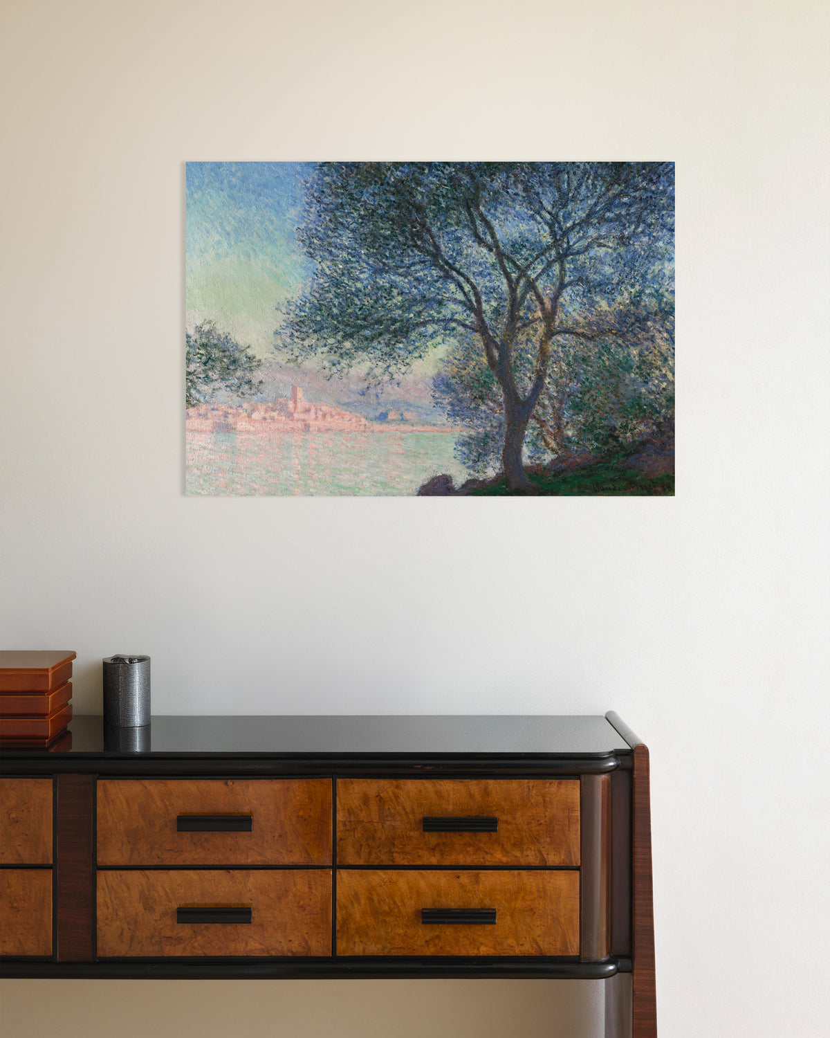 Poster Antibes, von La Salis aus gesehen (1888) von Claude Monet