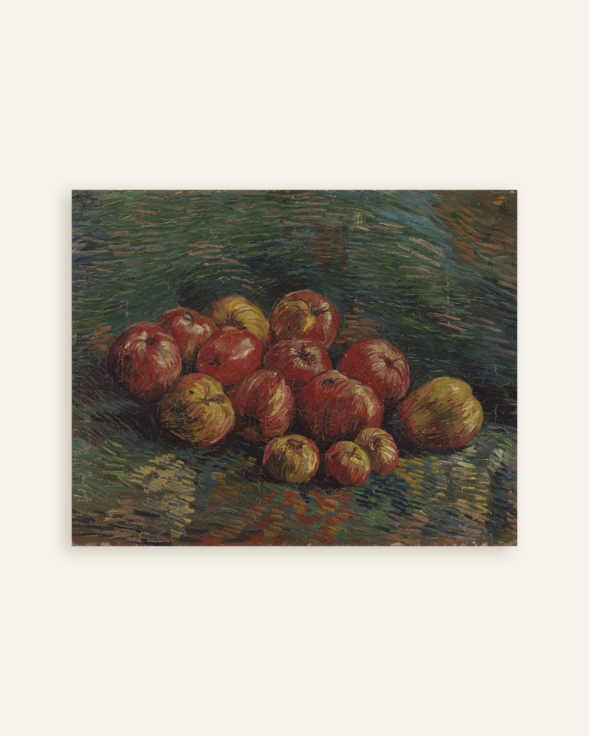 Poster „Äpfel (1887) von Vincent van Gogh“, Miniaturansicht