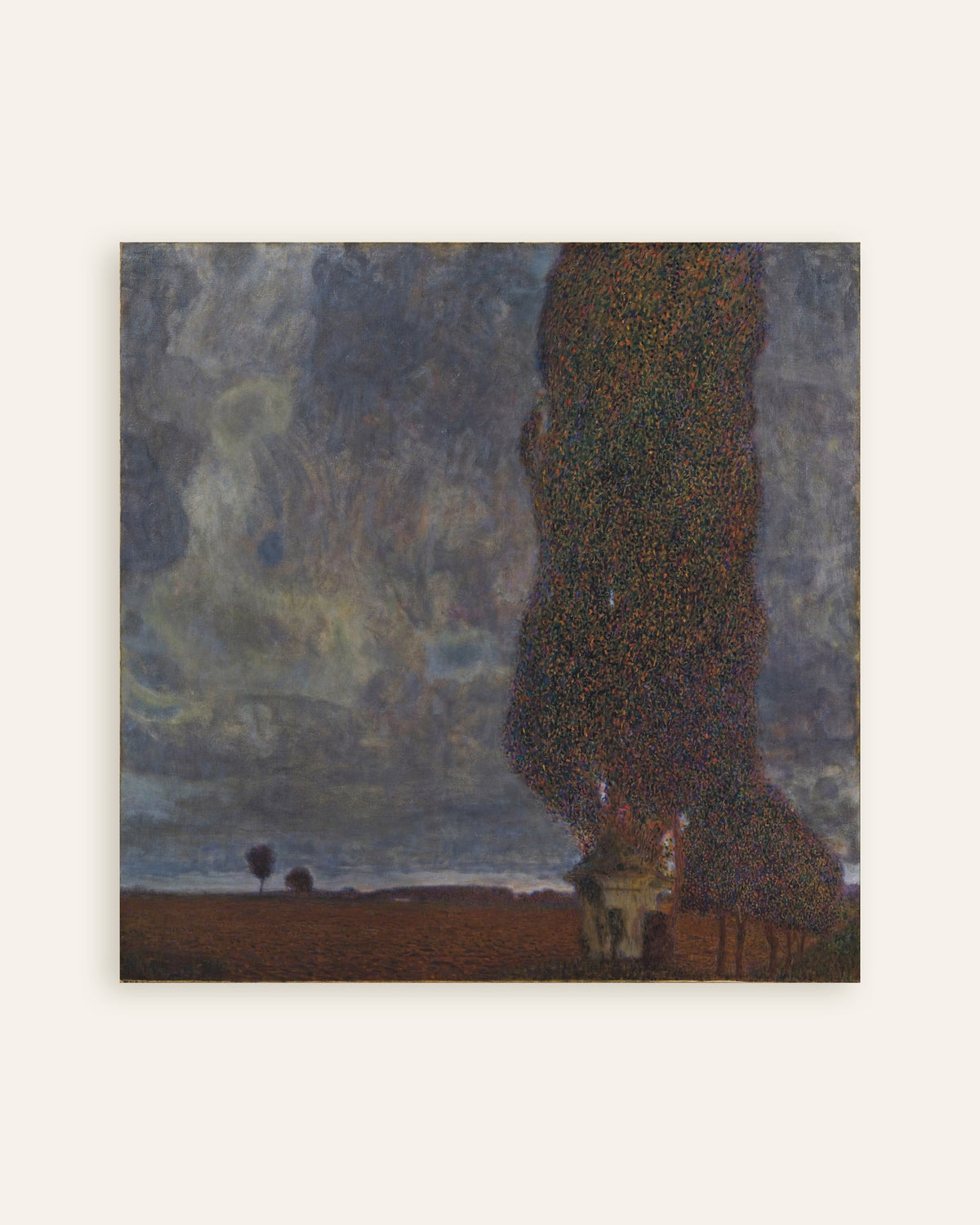 Poster Die große Pappel II (Aufsteigendes Gewitter) (1903) von Gustav Klimt, Vorschaubild