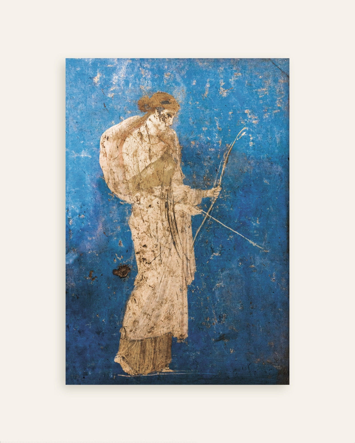 Poster mit dem Artemis-Fresko aus Stabiae, eines der Poster des Sets