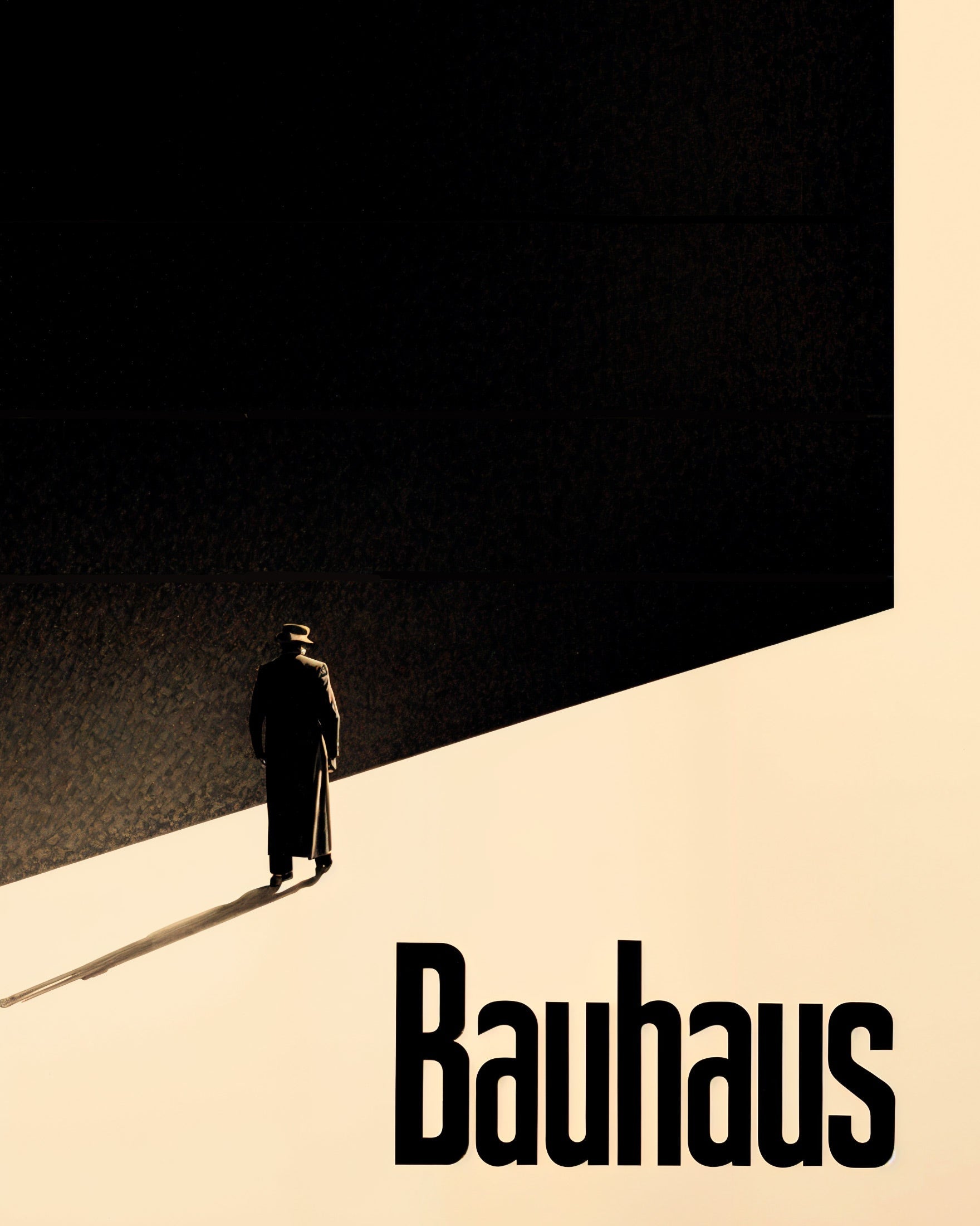 Bauhaus poster, dem Unbekannten entgegen