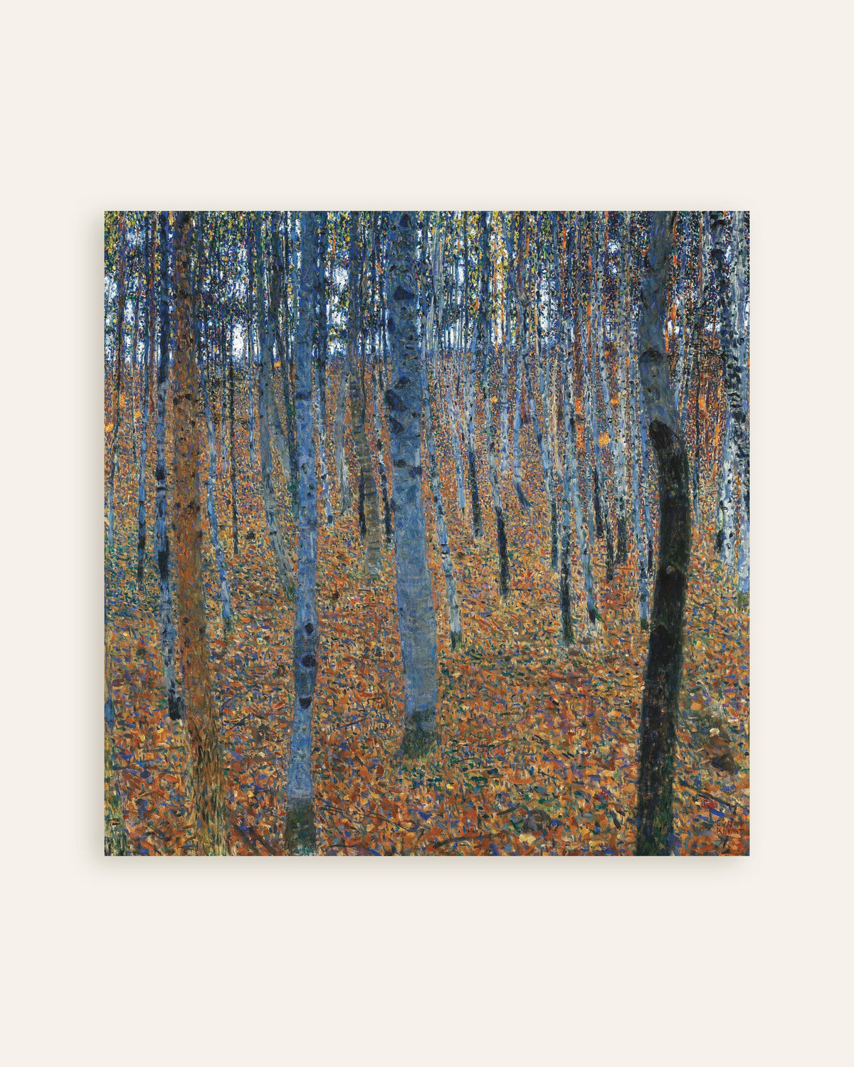 Poster Buchenwald I (1902) von Gustav Klimt, Vorschaubild
